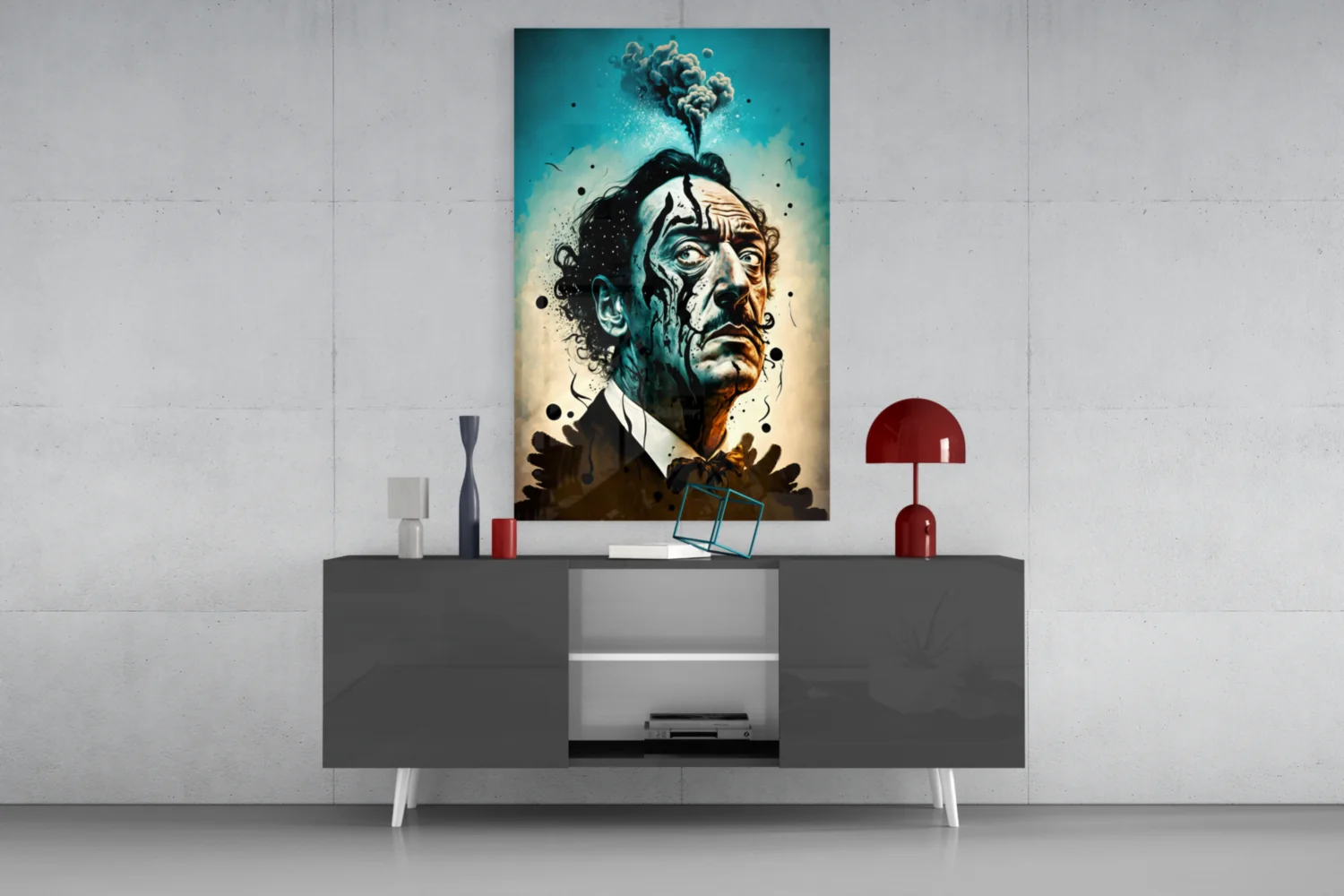 Surrealist Dreamscape Glass Wall Art || Designer Collection - Image 8