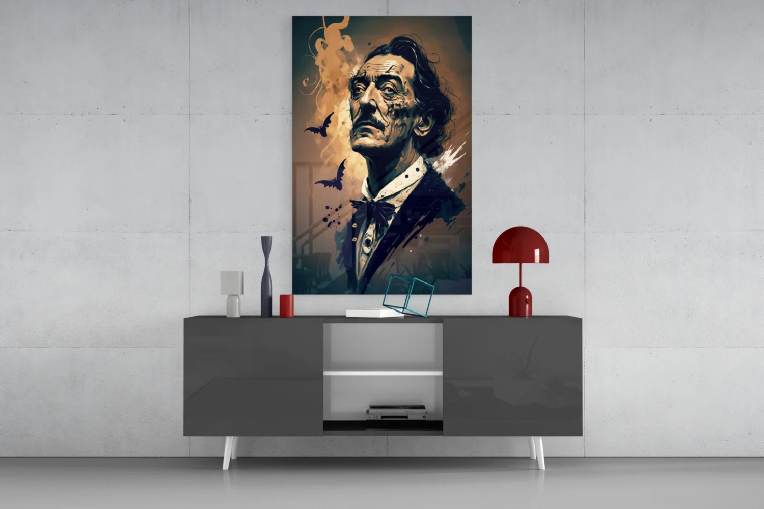 Surrealist Dreamscape Glass Wall Art  || Designer Collection - Image 8