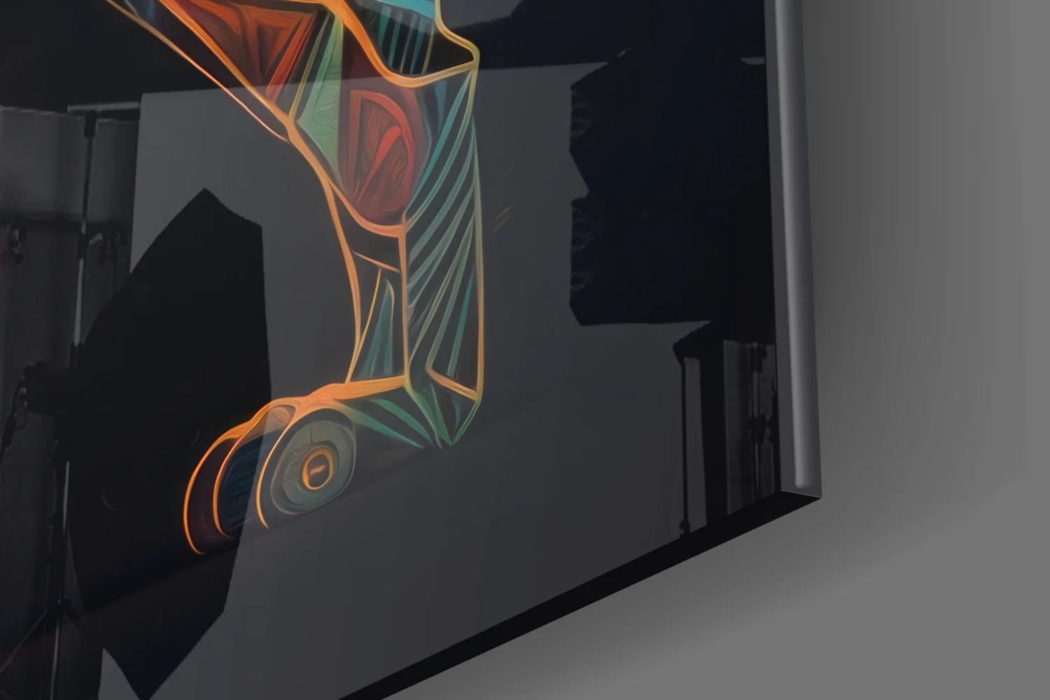 Lion Glass Wall Art || Designer Collection - Image 7