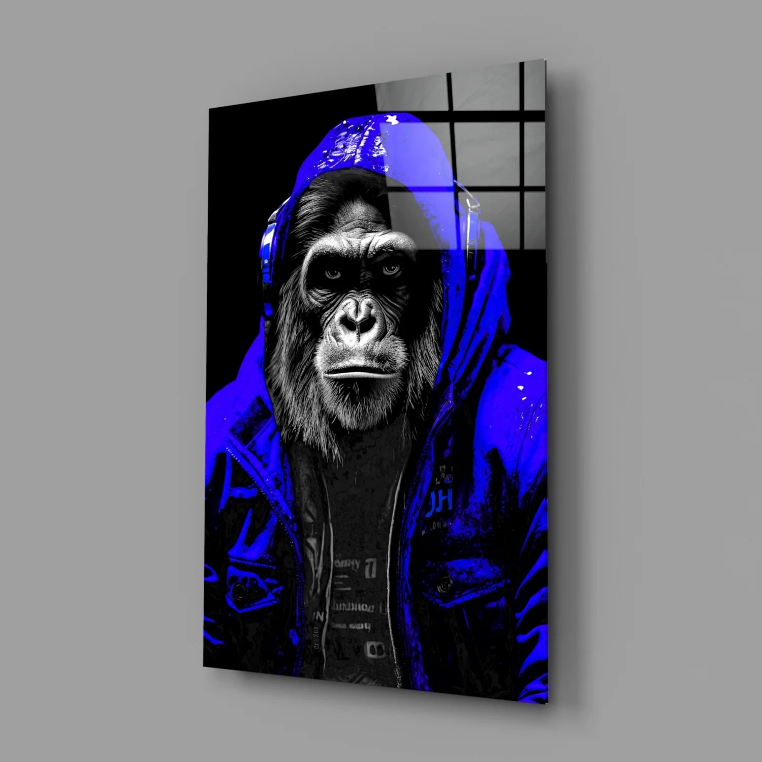 The Ape Glass Wall Art || Designer Collection - Image 2