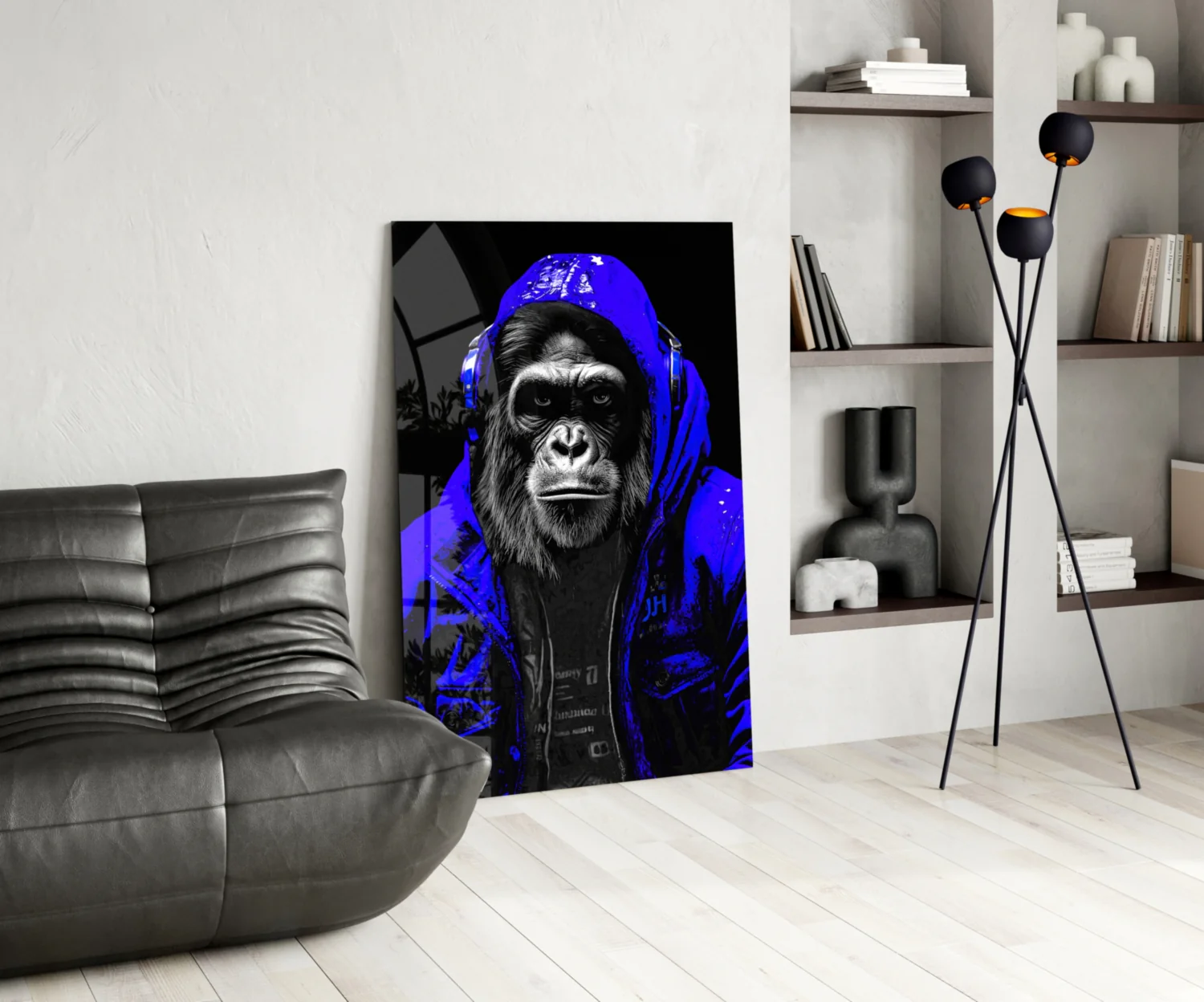 The Ape Glass Wall Art || Designer Collection - Image 5