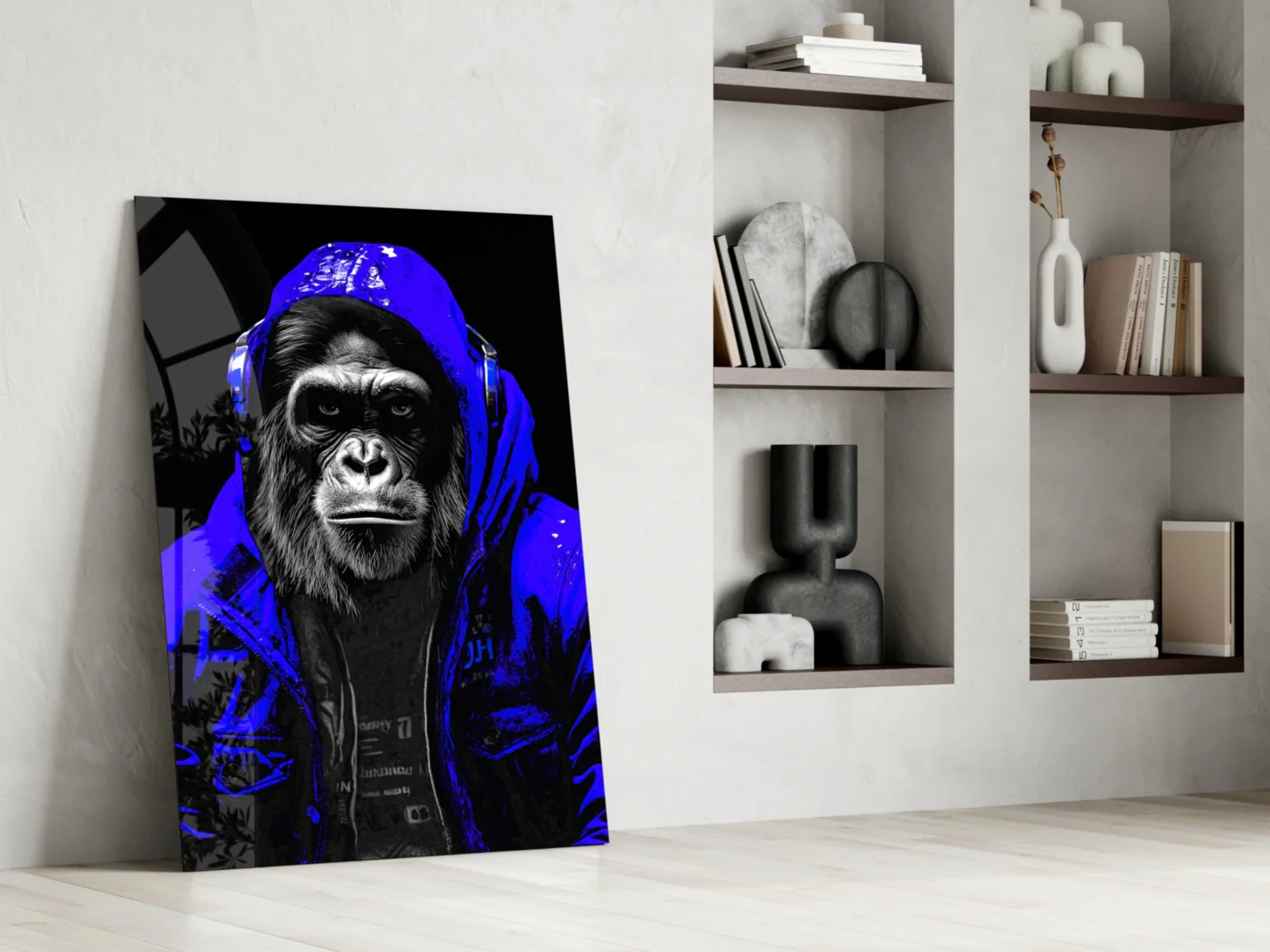 The Ape Glass Wall Art || Designer Collection - Image 6