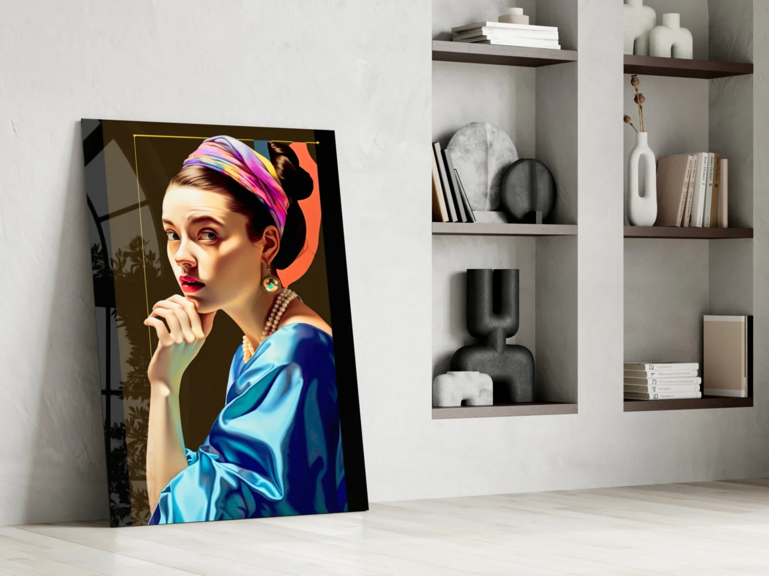 Girl With A Pearl Earring Glass Wall Art || Designer Collection - Image 6