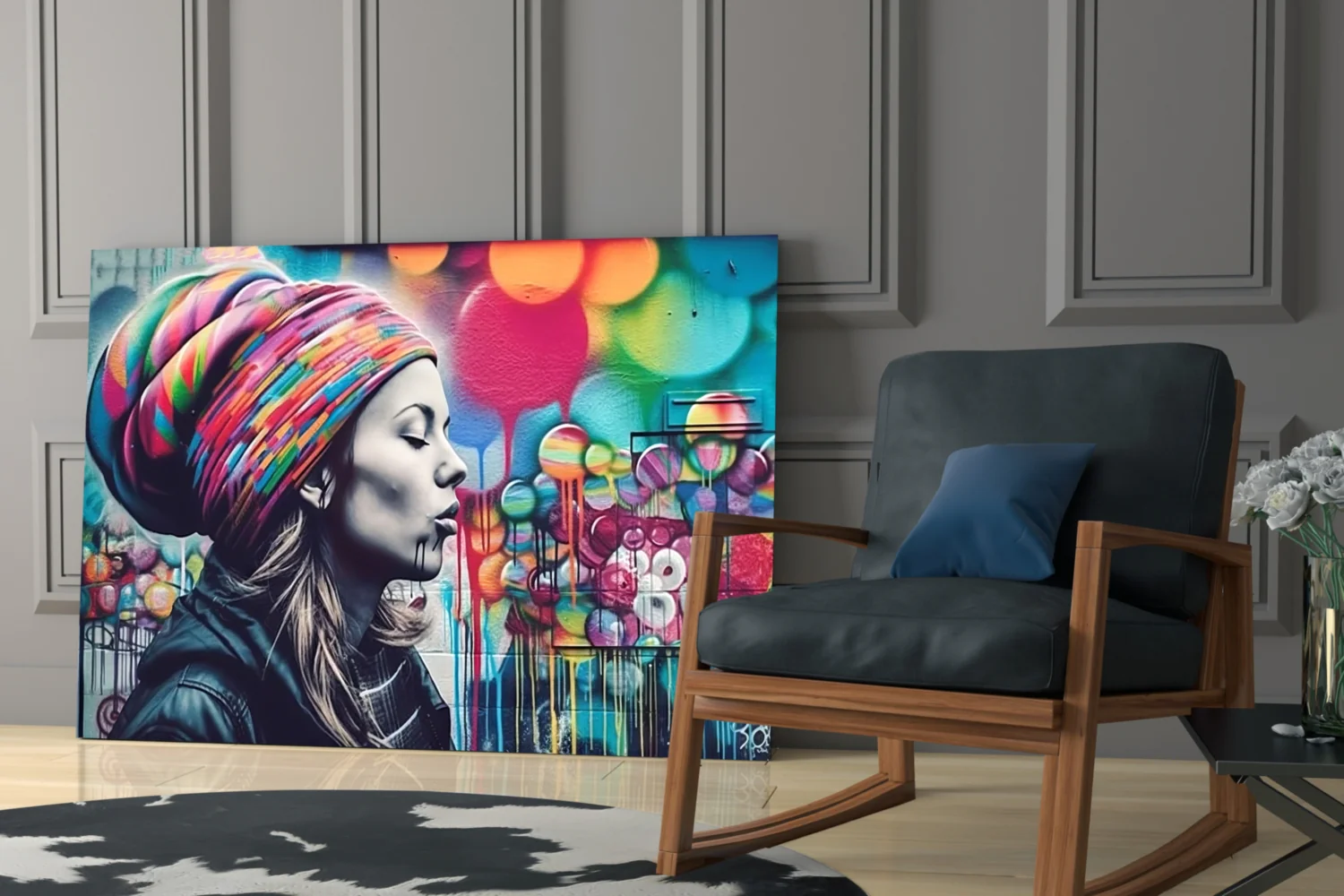 Peaceful Mind Glass Wall Art || Designer Collection - Image 6