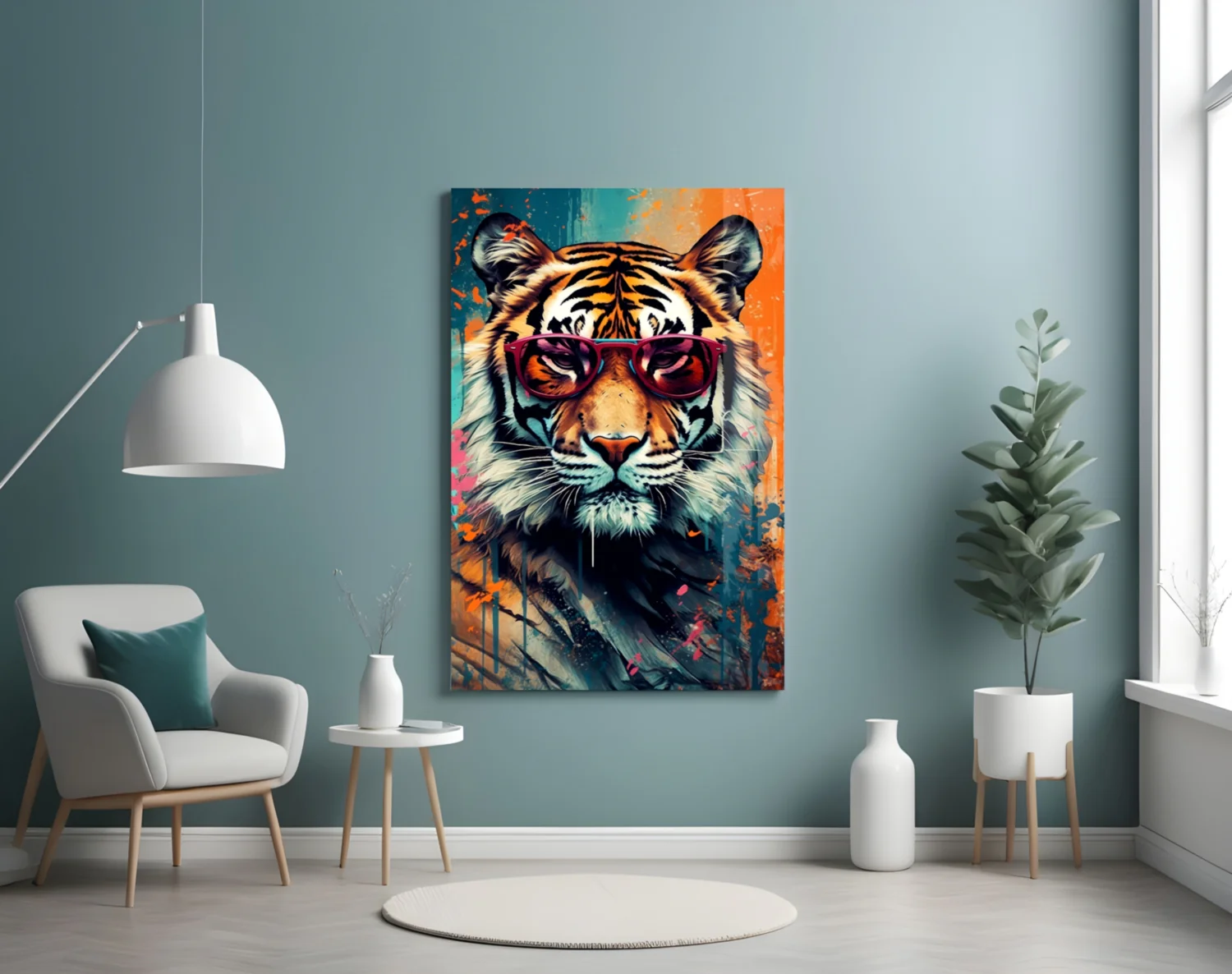 Cool Tiger Glass Wall Art || Designer Collection - Image 4