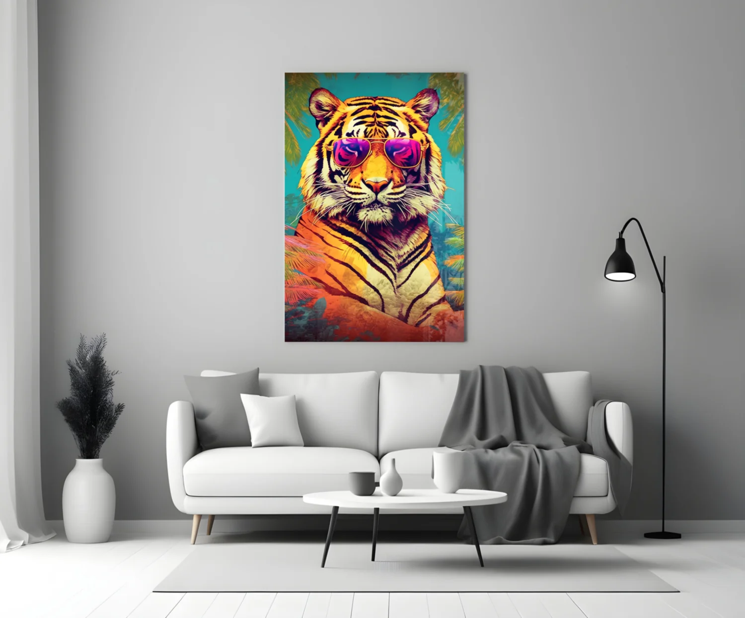 Cool Tiger Glass Wall Art || Designer Collection - Image 3