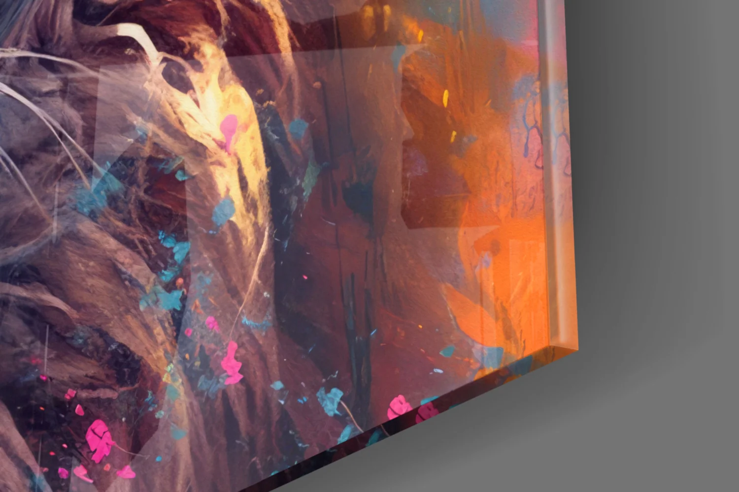 Cool Lion Glass Wall Art || Designer Collection - Image 7