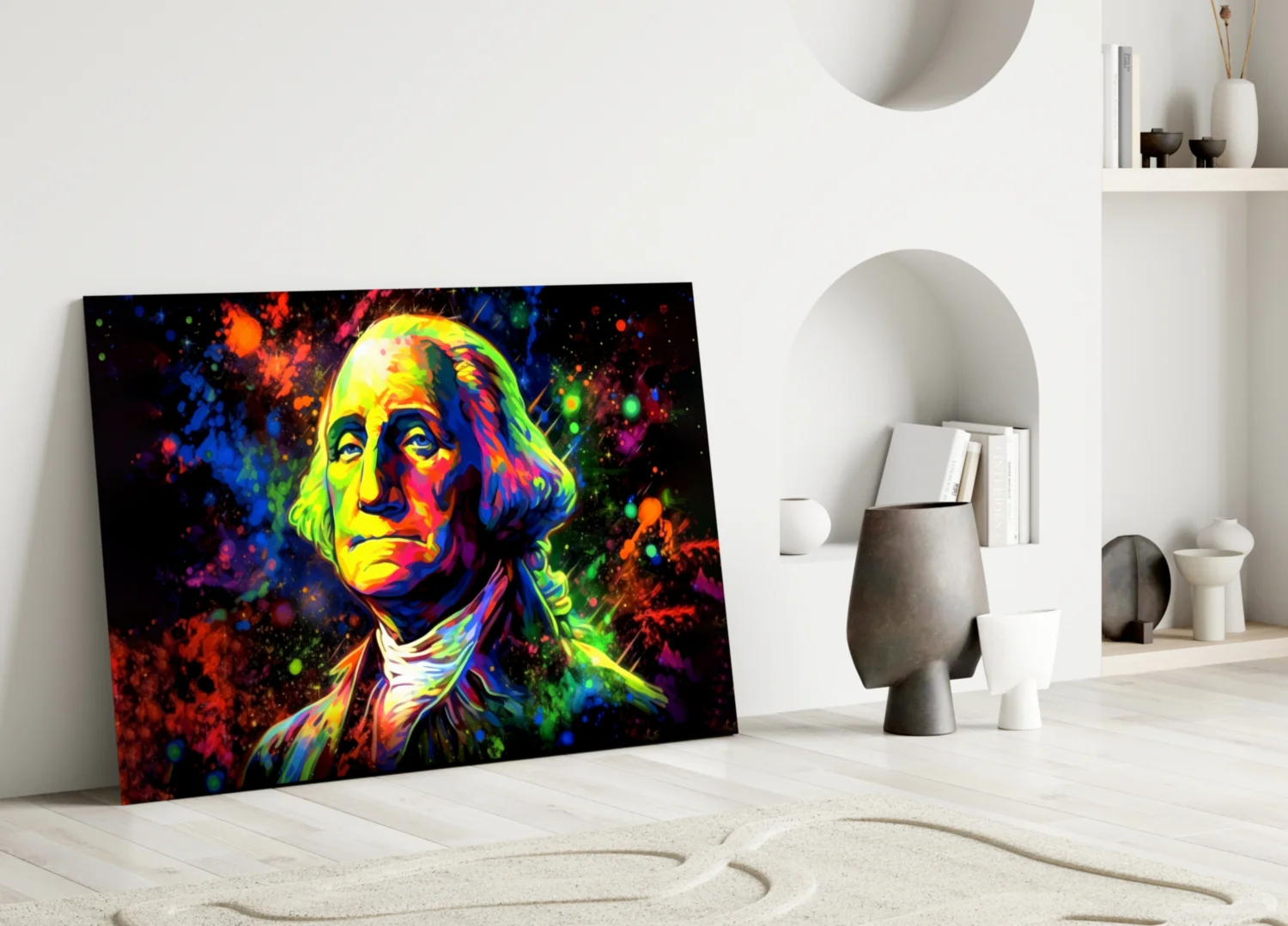 Benjamin Franklin Glass Wall Art || Designer Collection - Image 3