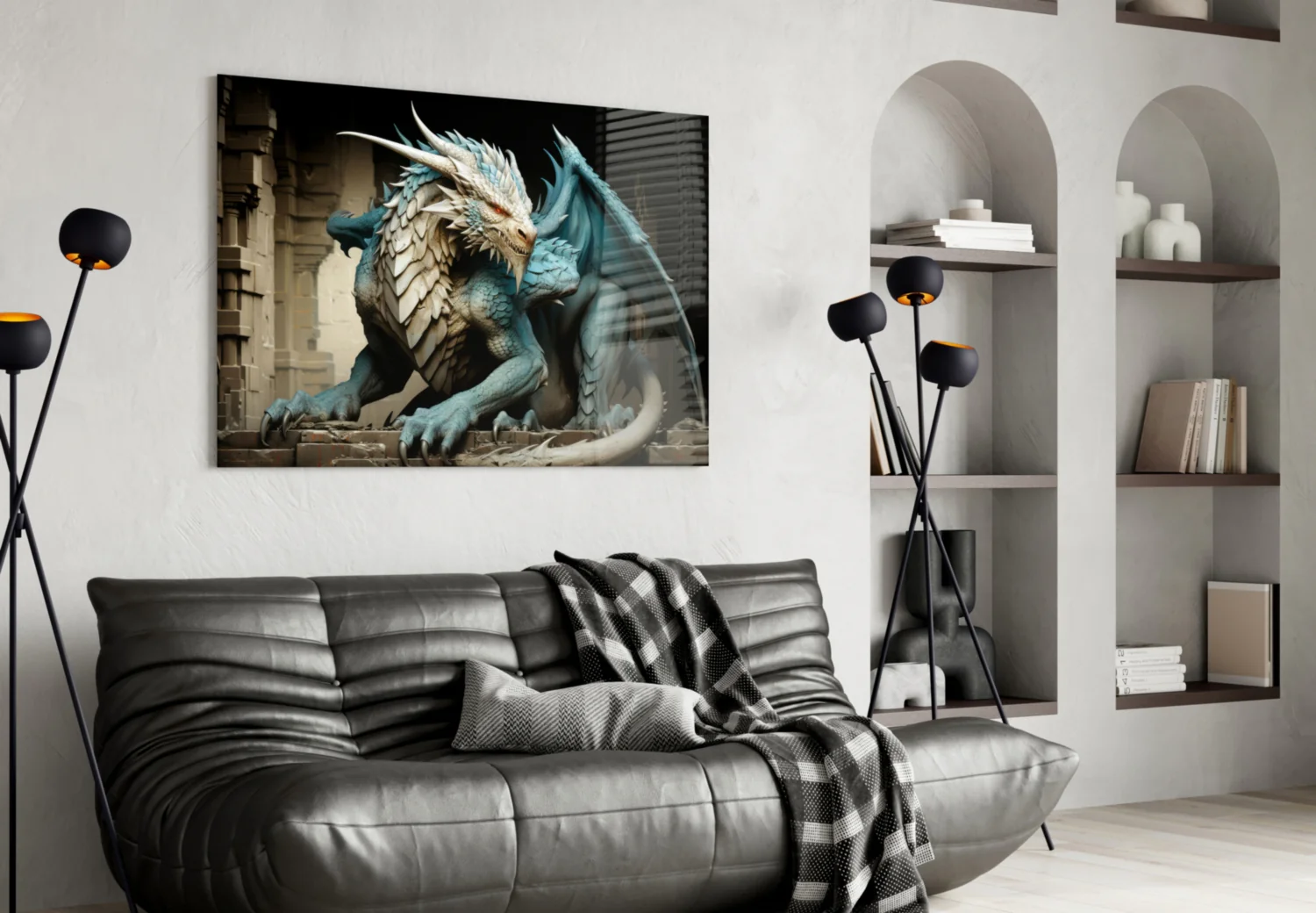 Dragon Glass Wall Art || Designer Collection - Image 4