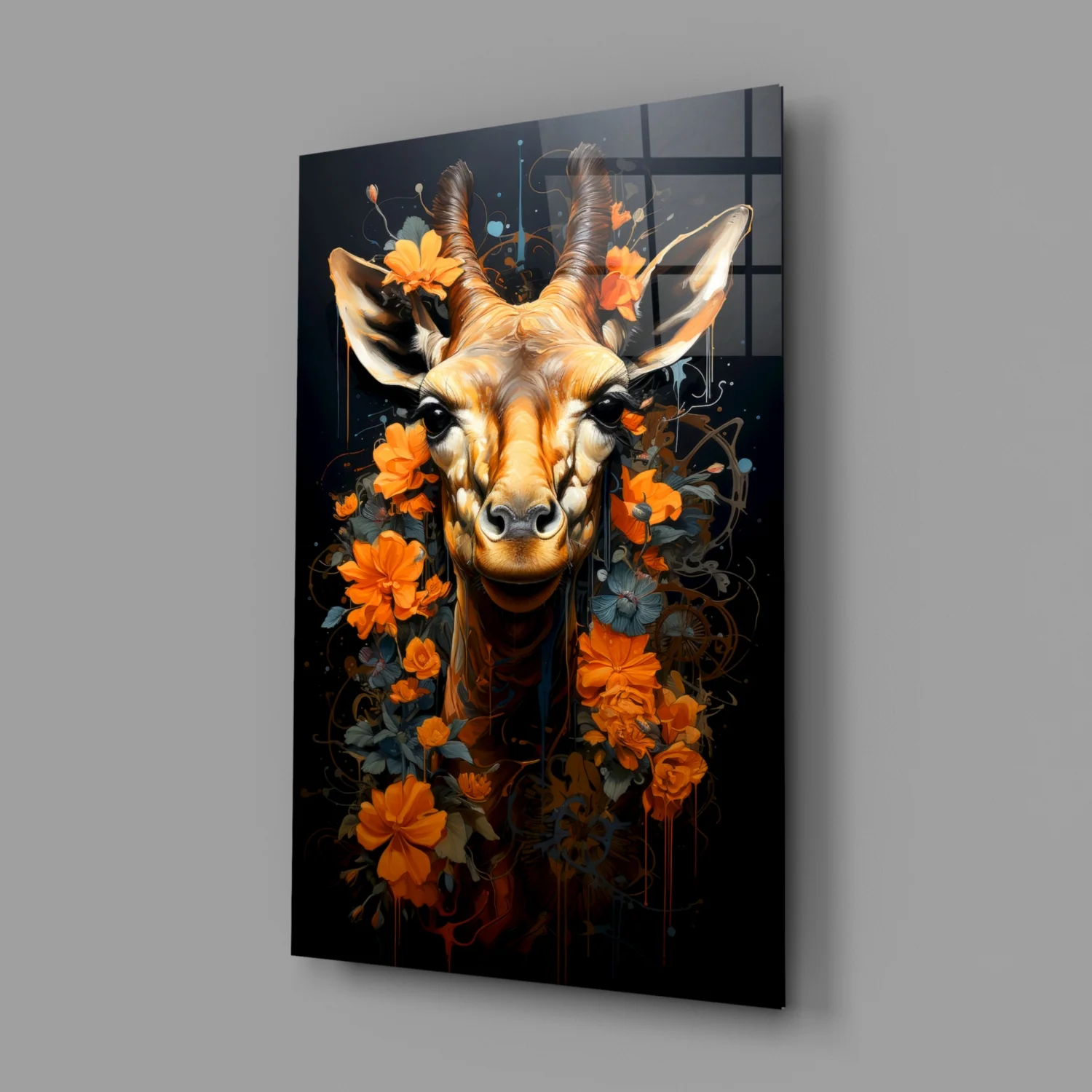 Deer Glass Wall Art || Designer Collection - Image 2