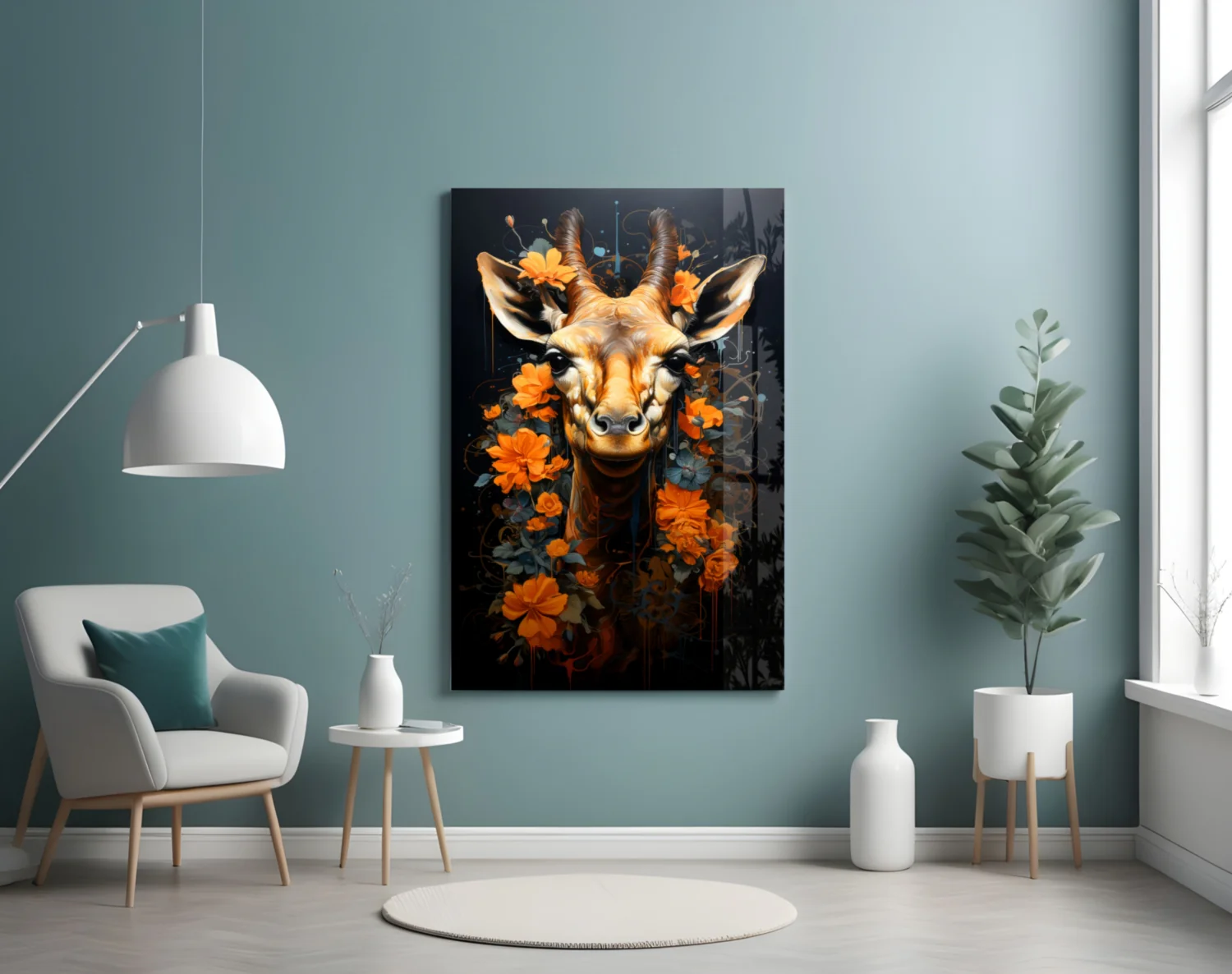 Deer Glass Wall Art || Designer Collection - Image 4