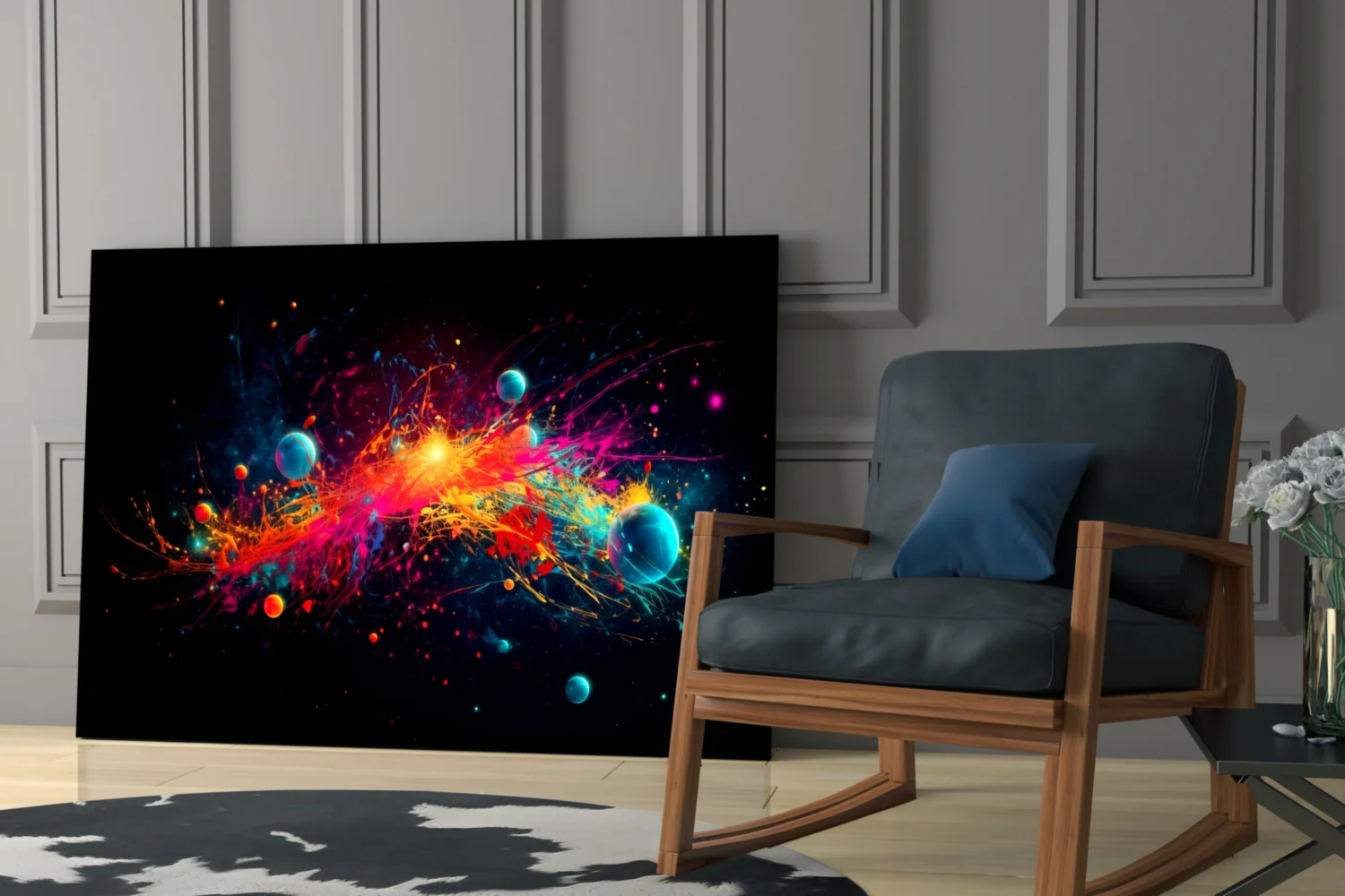 Colors of Space Glass Wall Art || Designer Collection - Image 6