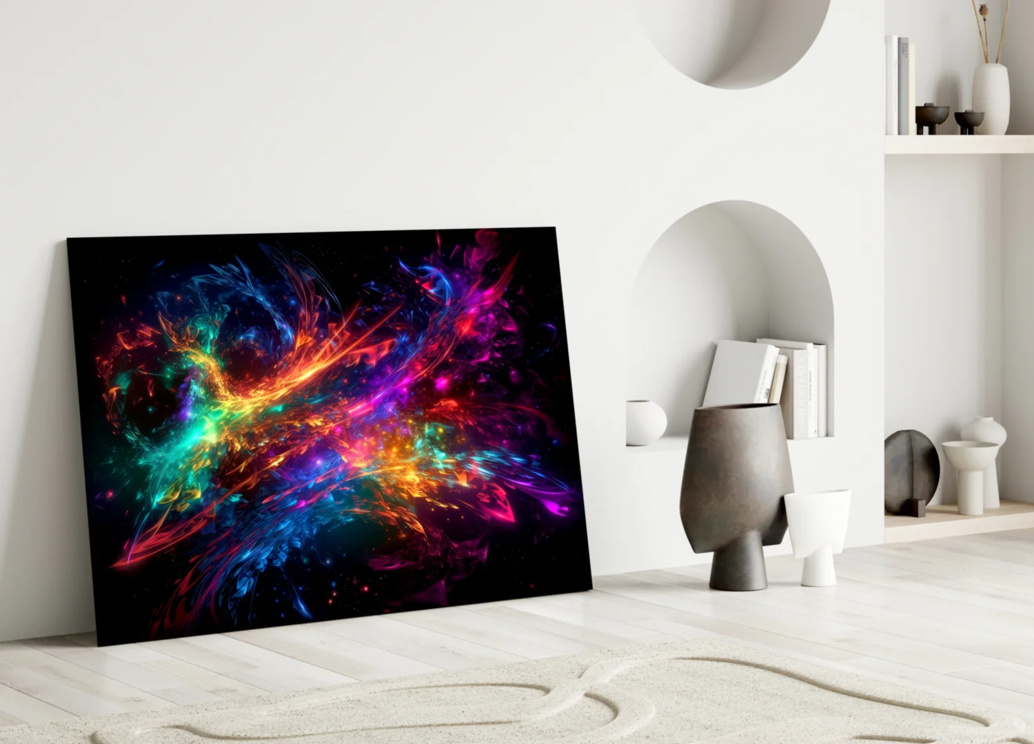 Colors of Space Glass Wall Art || Designer Collection - Image 3