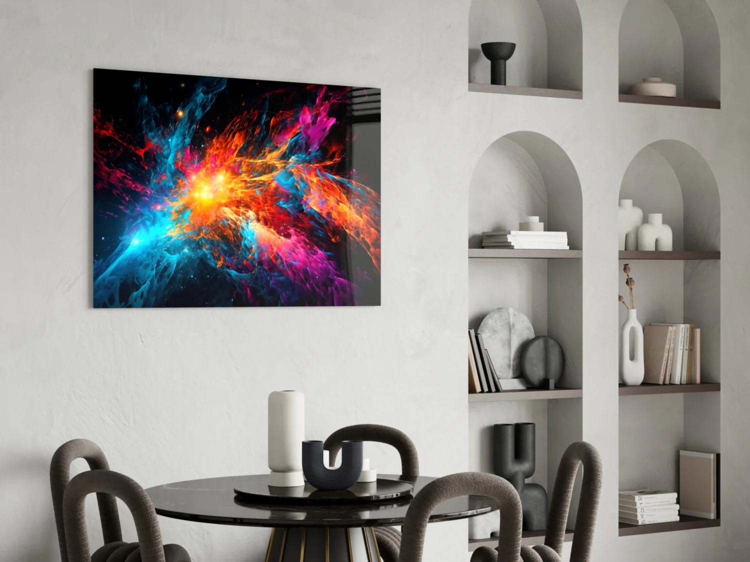 Colors of Space Glass Wall Art || Designer Collection - Image 5
