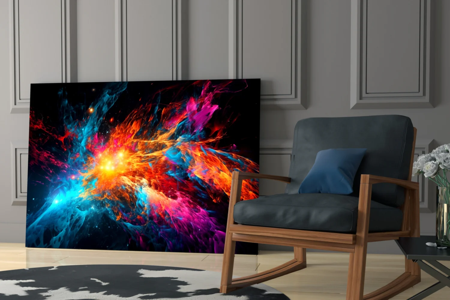 Colors of Space Glass Wall Art || Designer Collection - Image 6