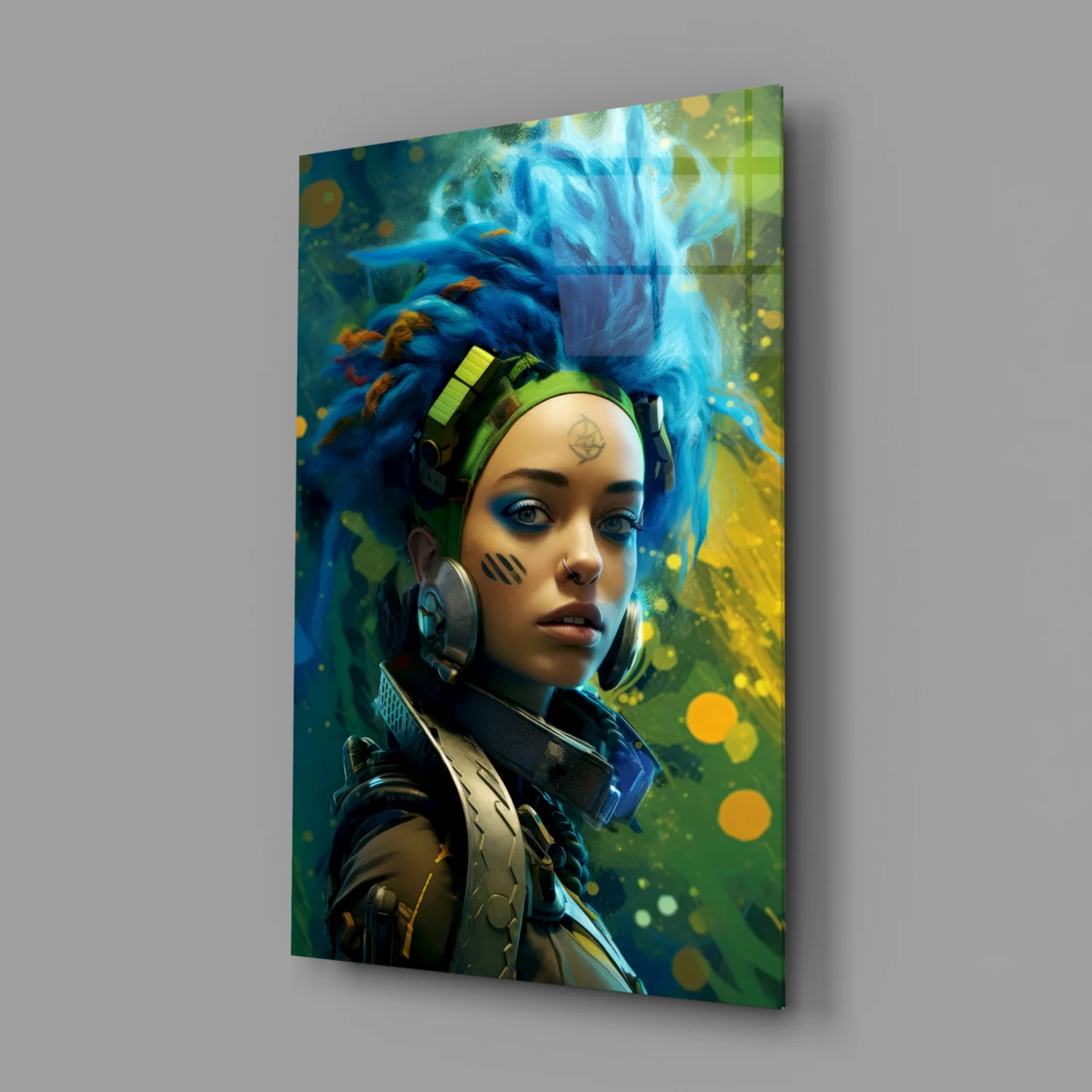 Cyberpunk Glass Wall Art || Designer Collection - Image 2