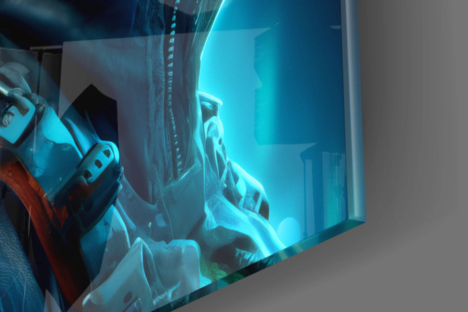Cyberpunk Glass Wall Art || Designer Collection - Image 7