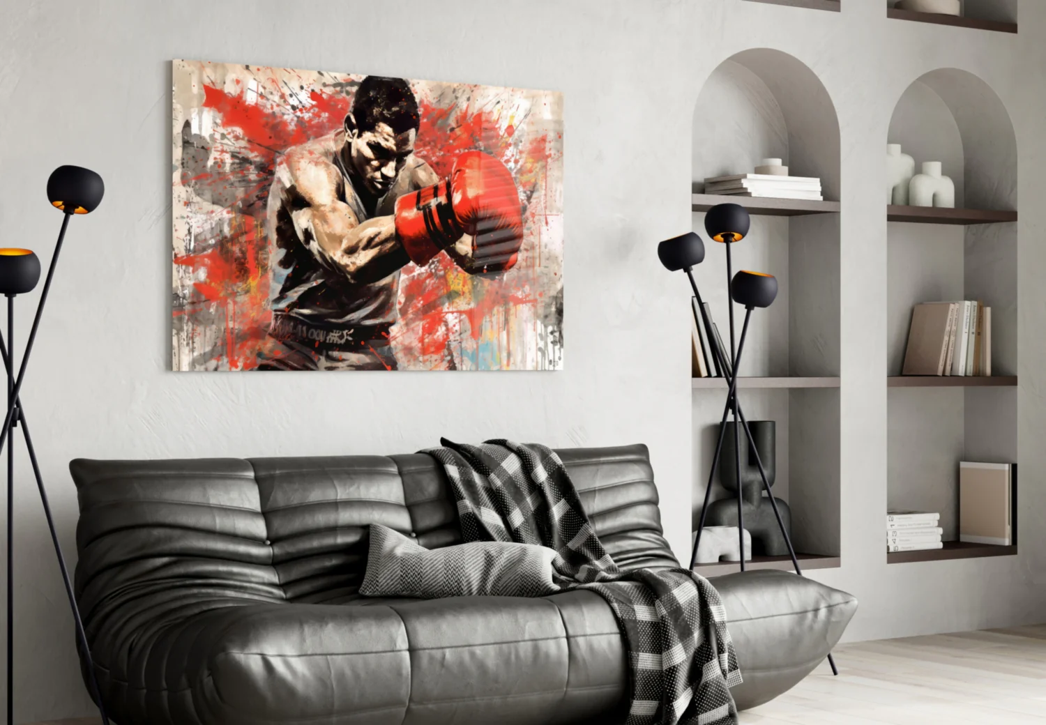 Boxing Glass Wall Art || Designer Collection - Image 4