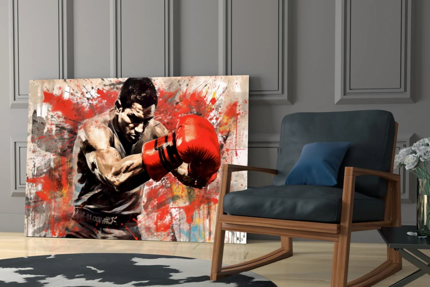 Boxing Glass Wall Art || Designer Collection - Image 6