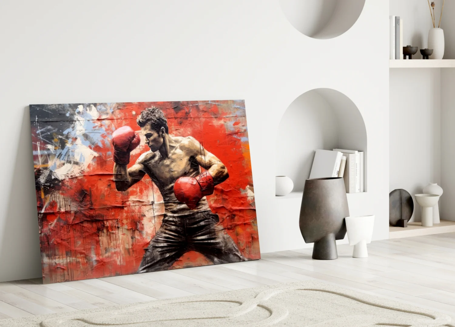 Boxing Glass Wall Art || Designer Collection - Image 3