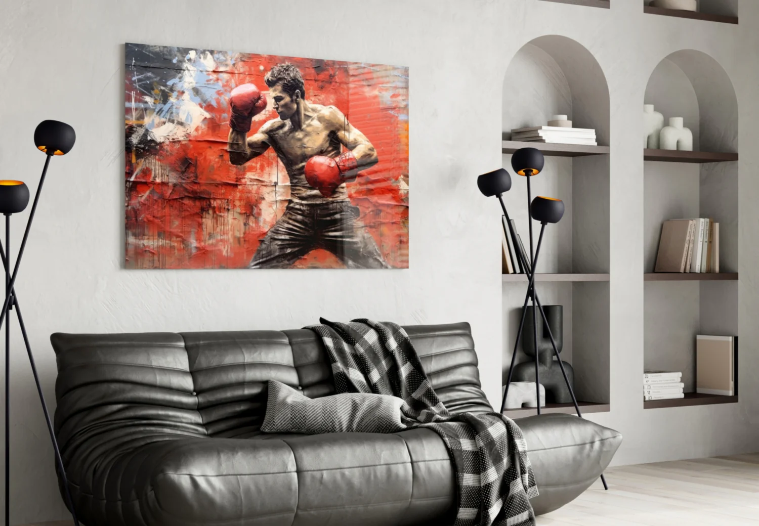 Boxing Glass Wall Art || Designer Collection - Image 4