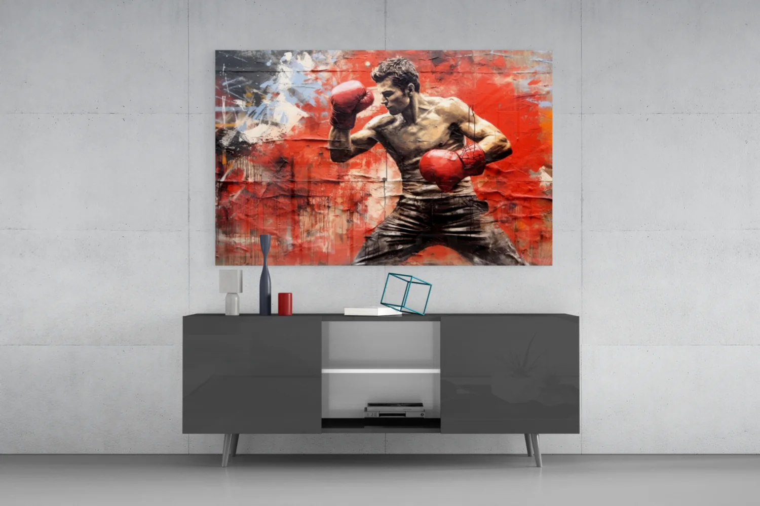 Boxing Glass Wall Art || Designer Collection - Image 8