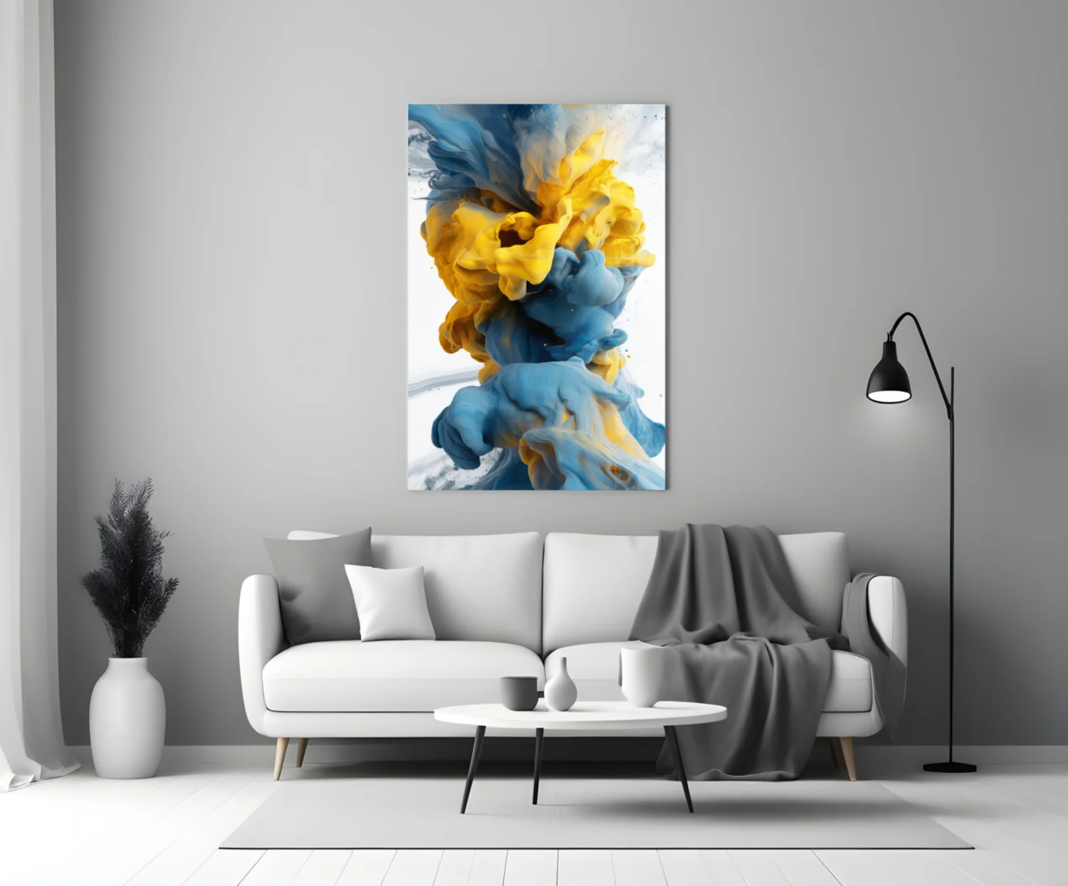 Color Explosion Glass Wall Art || Designer Collection - Image 3