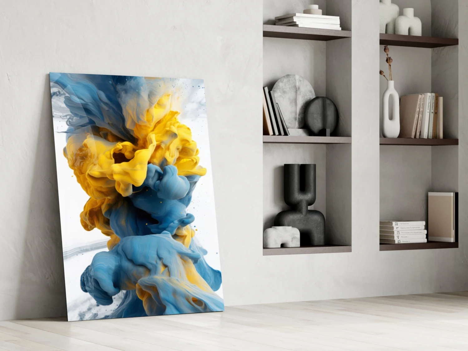 Color Explosion Glass Wall Art || Designer Collection - Image 6