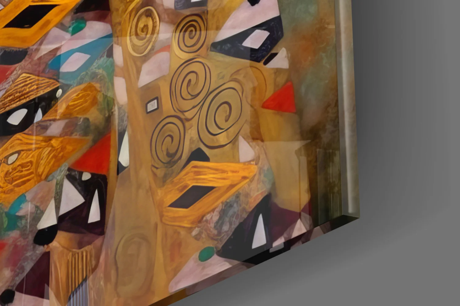 Klimt Style Glass Wall Art || Designer Collection - Image 7
