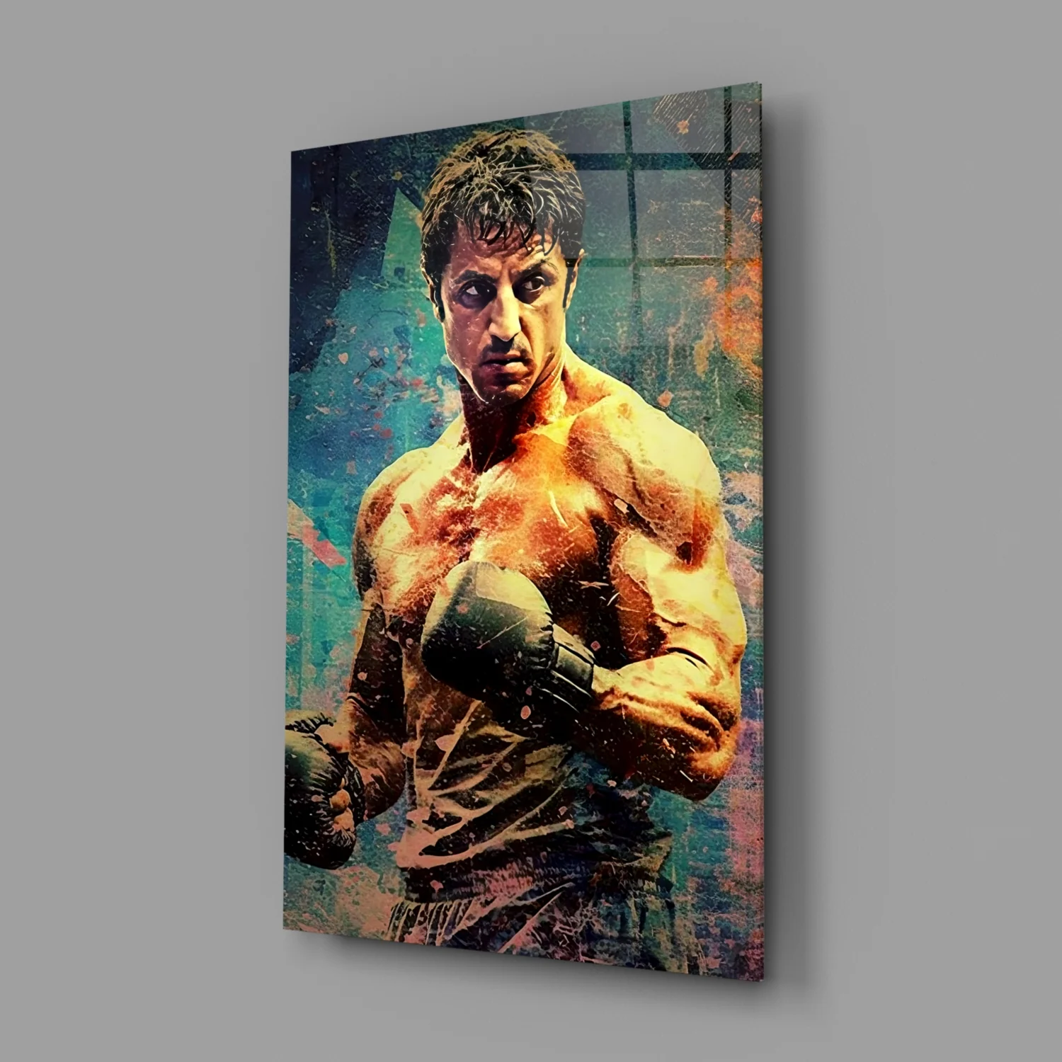 Fighter Glass Wall Art || Designer Collection - Image 2