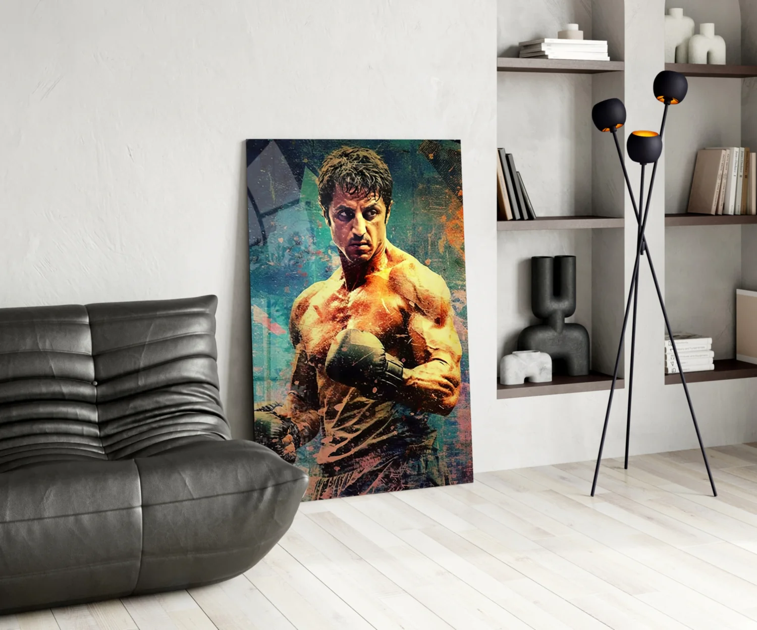 Fighter Glass Wall Art || Designer Collection - Image 5