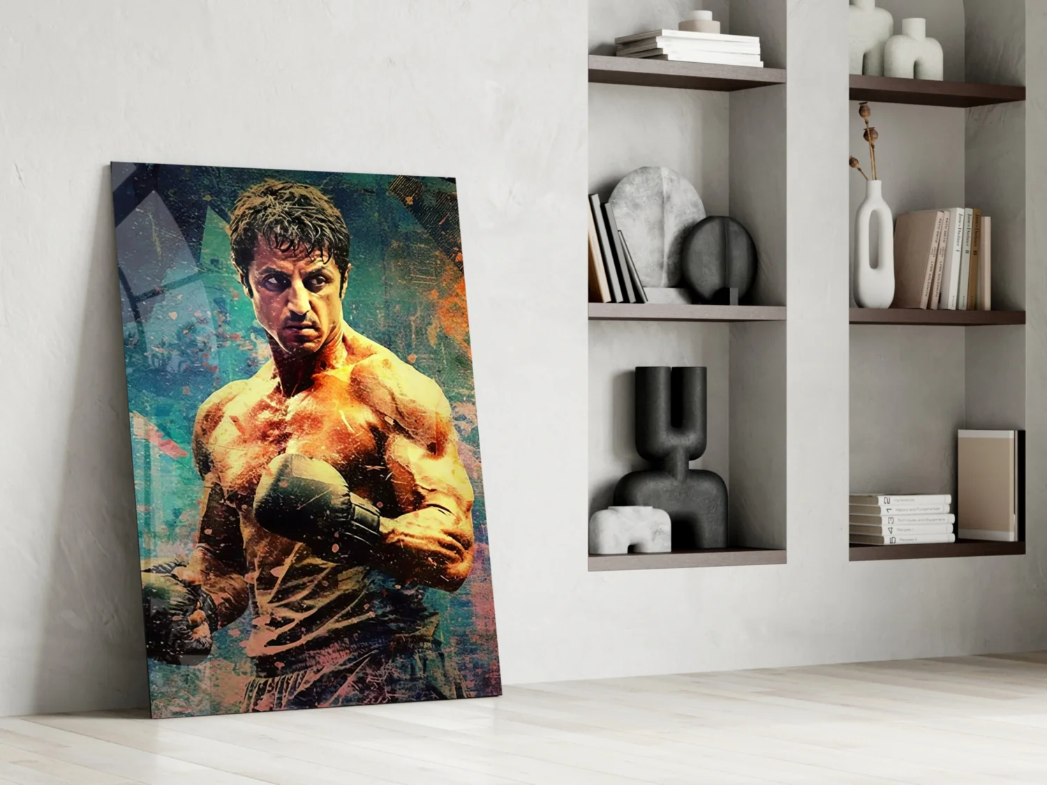 Fighter Glass Wall Art || Designer Collection - Image 6
