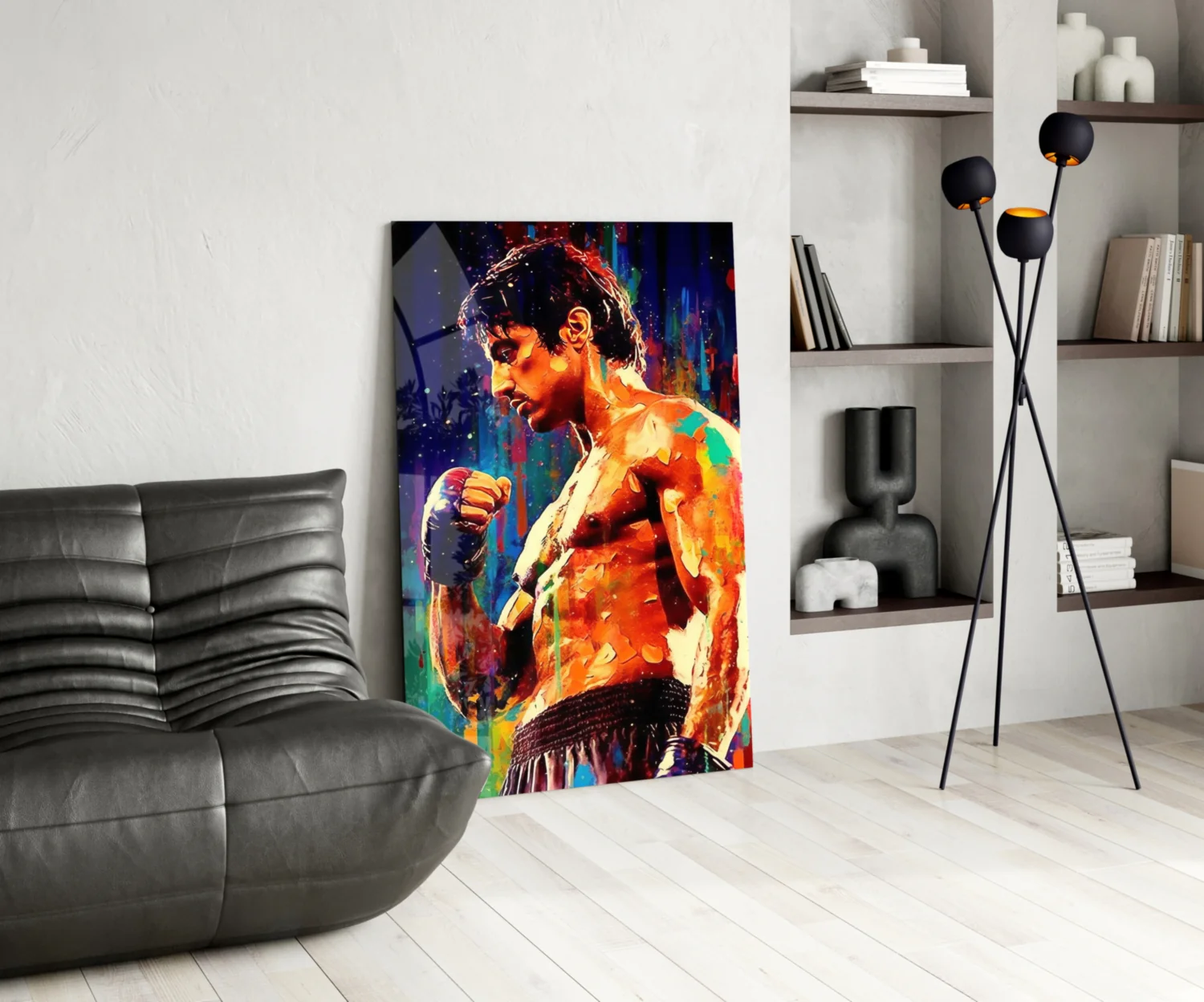 Fighter Glass Wall Art || Designer Collection - Image 5