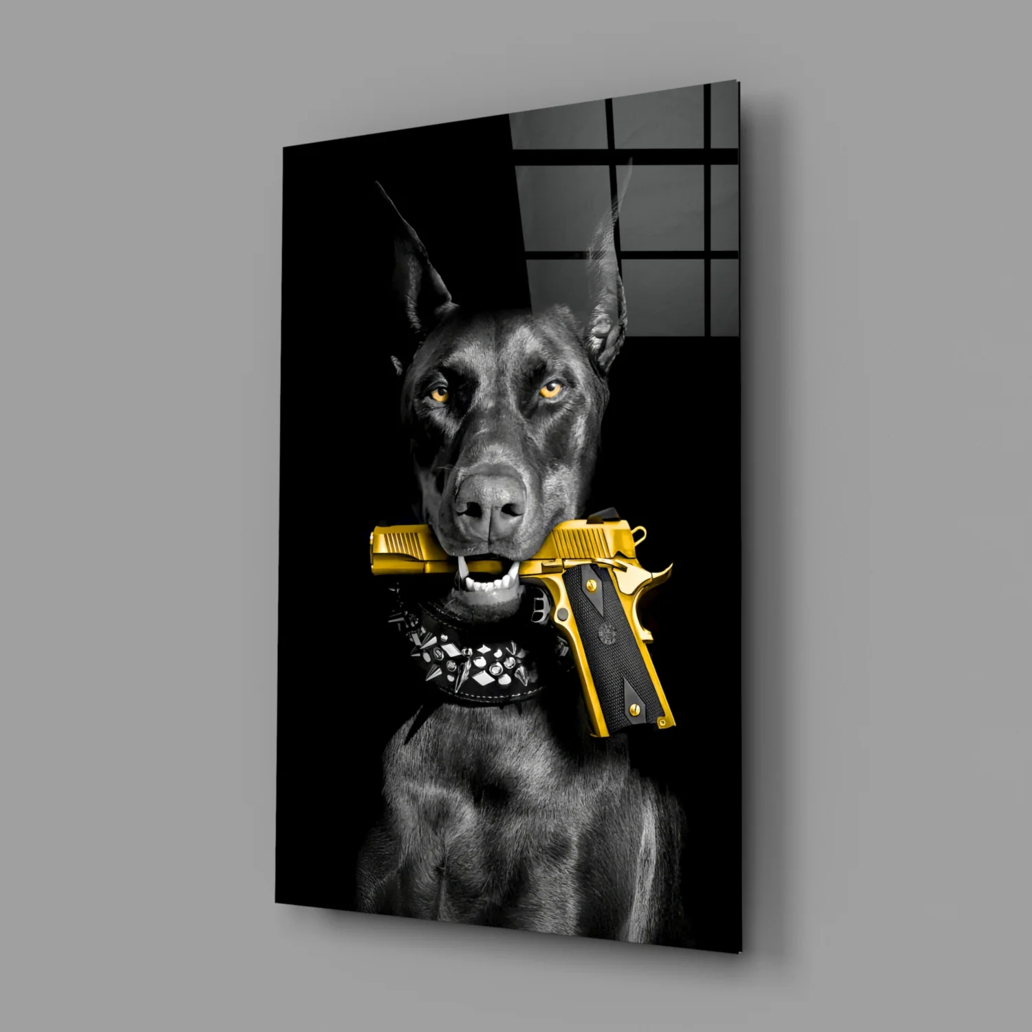 Gun Dog  Glass Wall Art || Designer Collection - Image 3