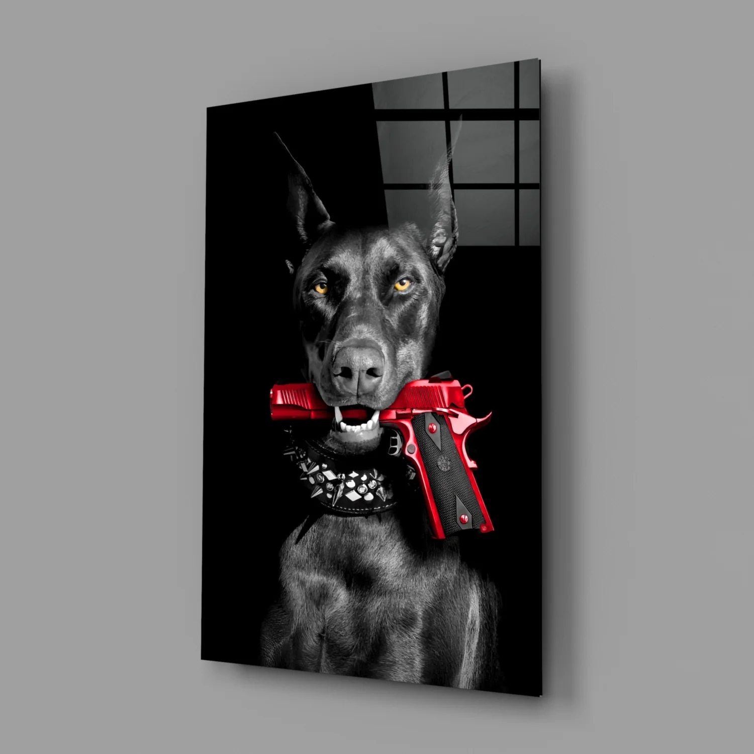 Gun Dog  Glass Wall Art || Designer Collection - Image 3