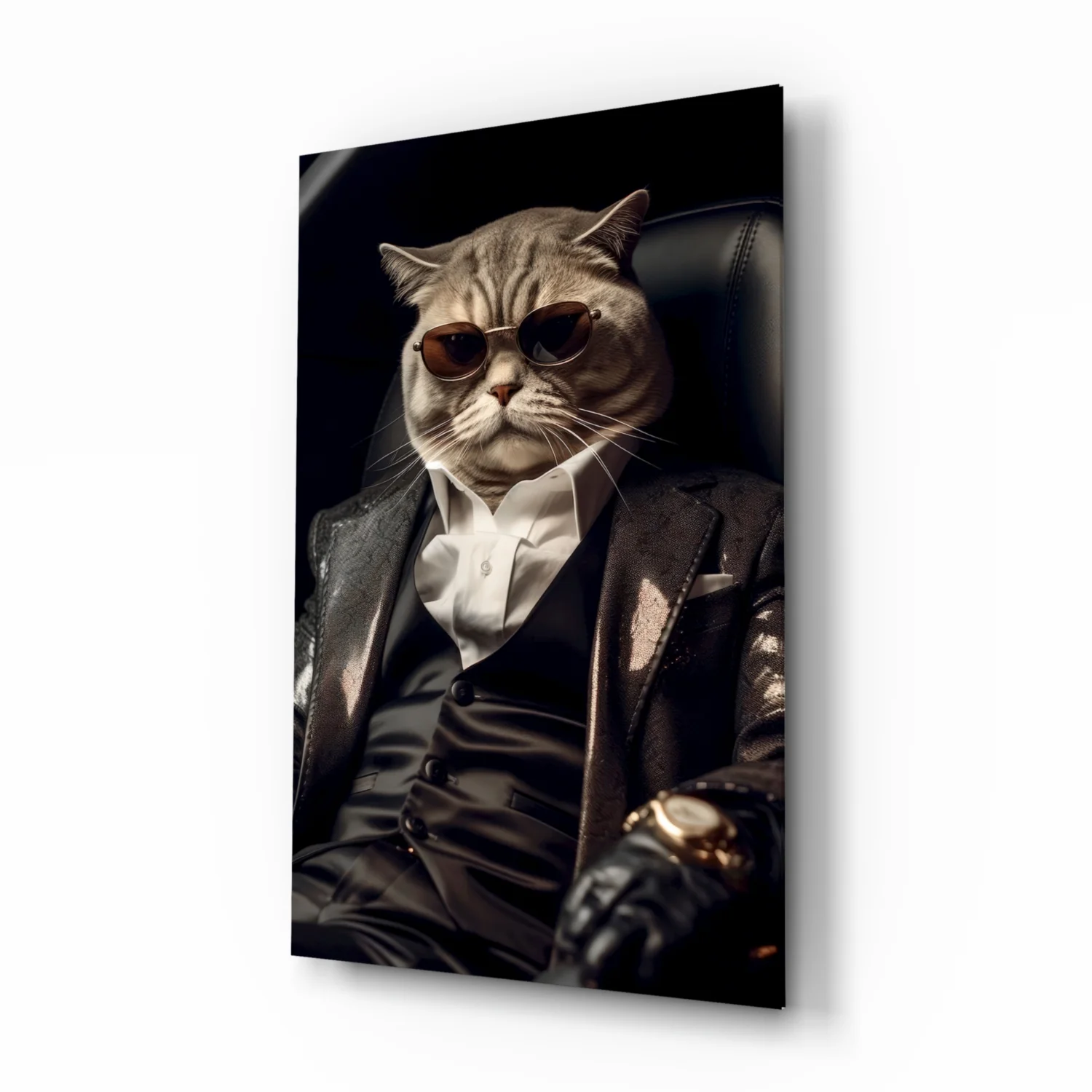 The Boss Glass Wall Art|| Designer's Collection - Image 2