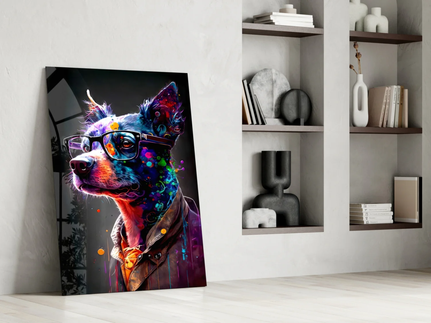 Dog Vogue Glass Wall Art|| Designer's Collection - Image 7