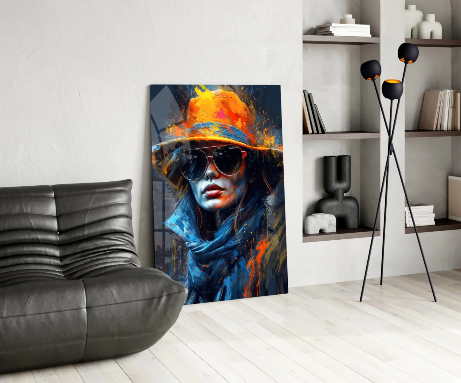 Hat Glass Wall Art|| Designer's Collection - Image 6
