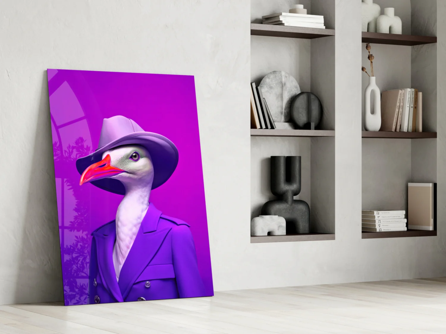 Bird Vogue Glass Wall Art|| Designer's Collection - Image 7