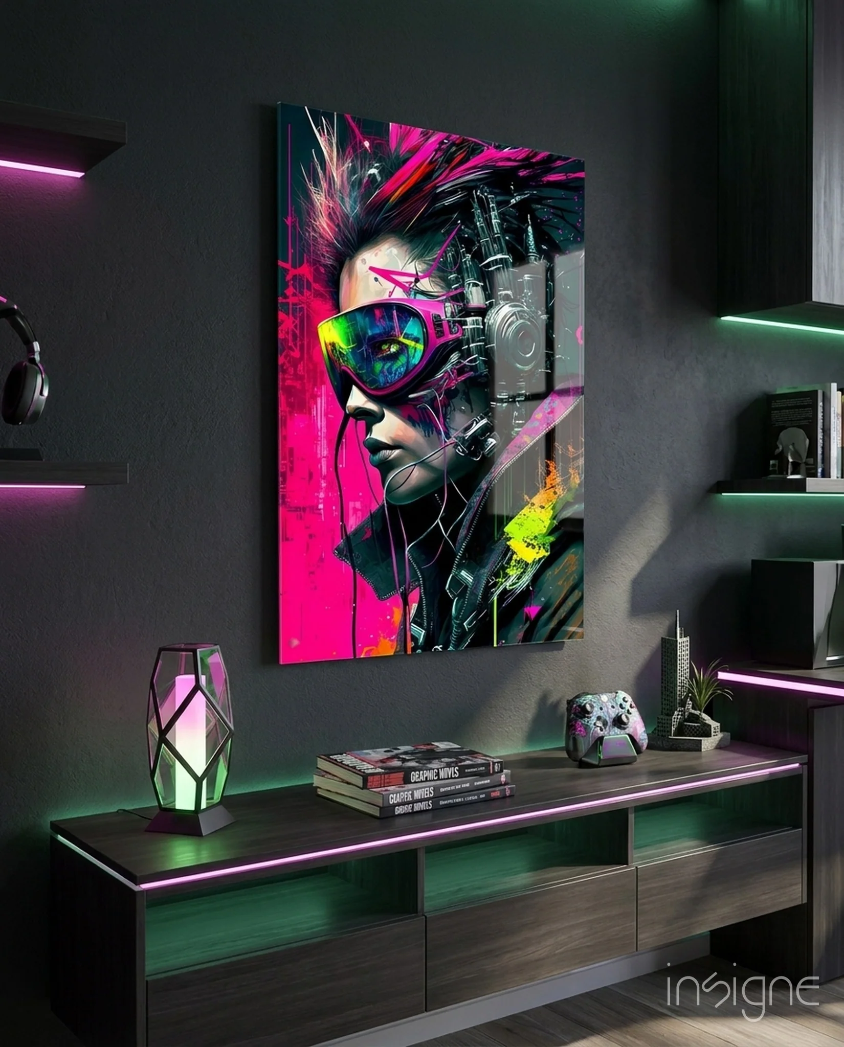 City Music Glass Wall Art|| Designer's Collection