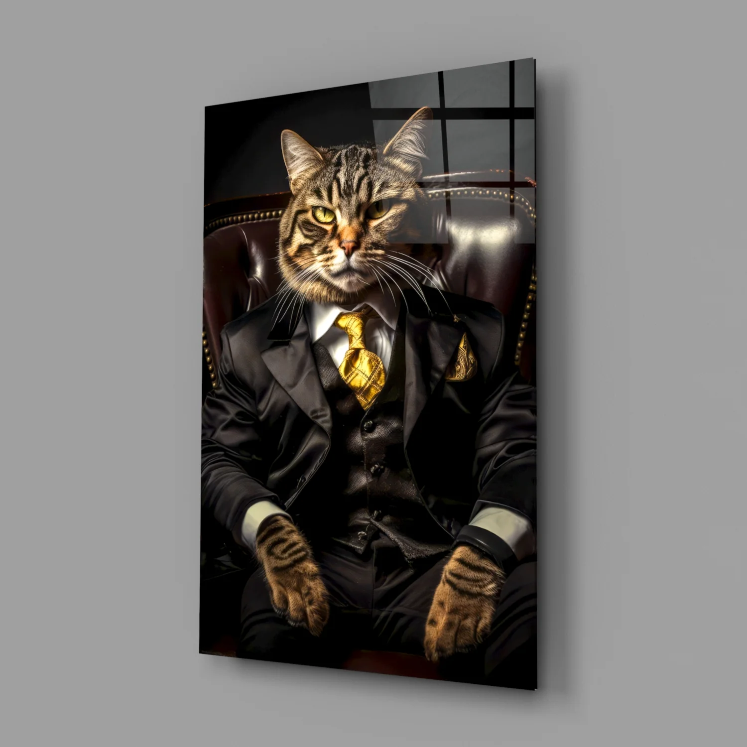 The Boss Glass Wall Art|| Designer's Collection - Image 3