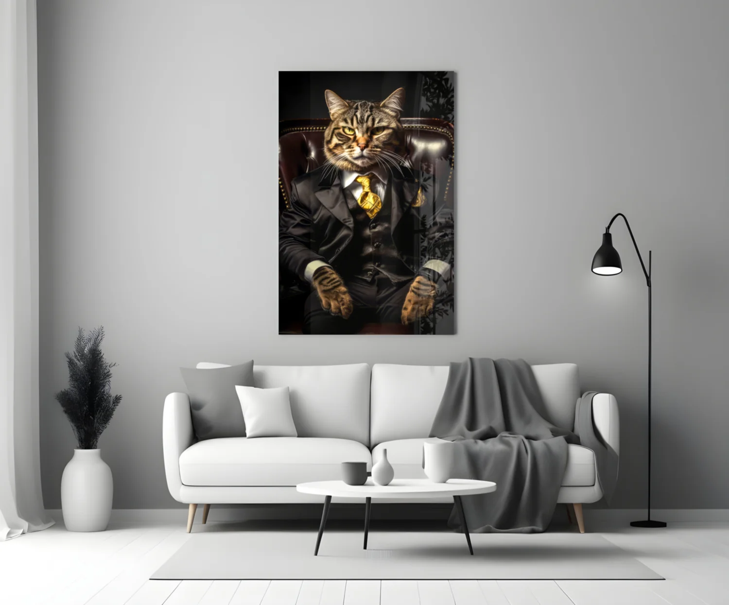 The Boss Glass Wall Art|| Designer's Collection - Image 4