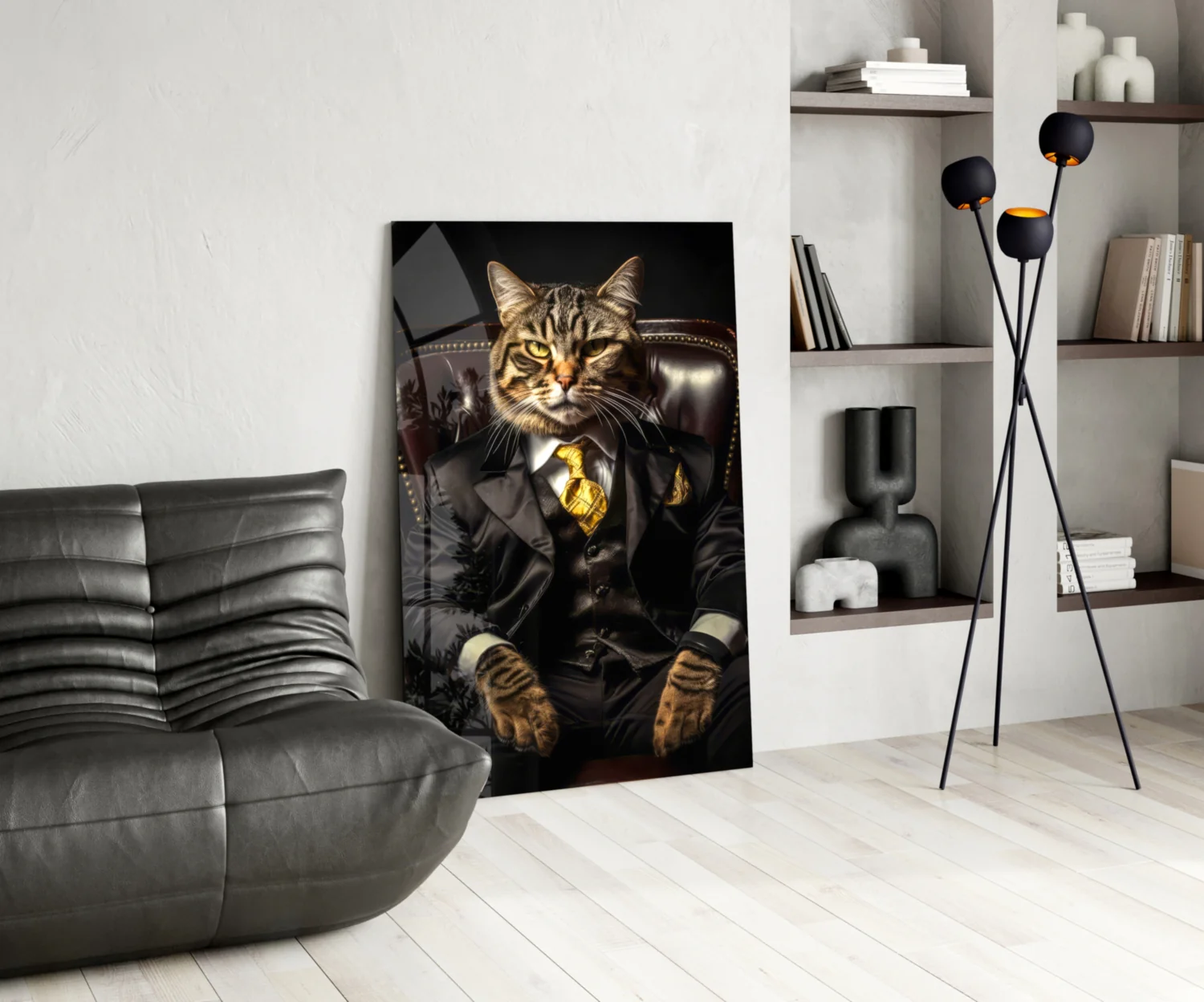 The Boss Glass Wall Art|| Designer's Collection - Image 6