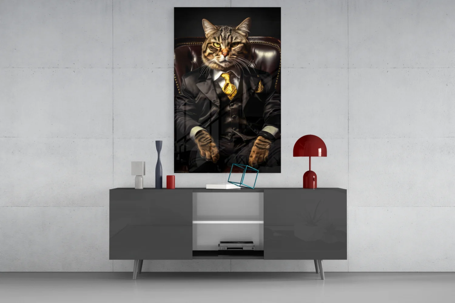 The Boss Glass Wall Art|| Designer's Collection - Image 9