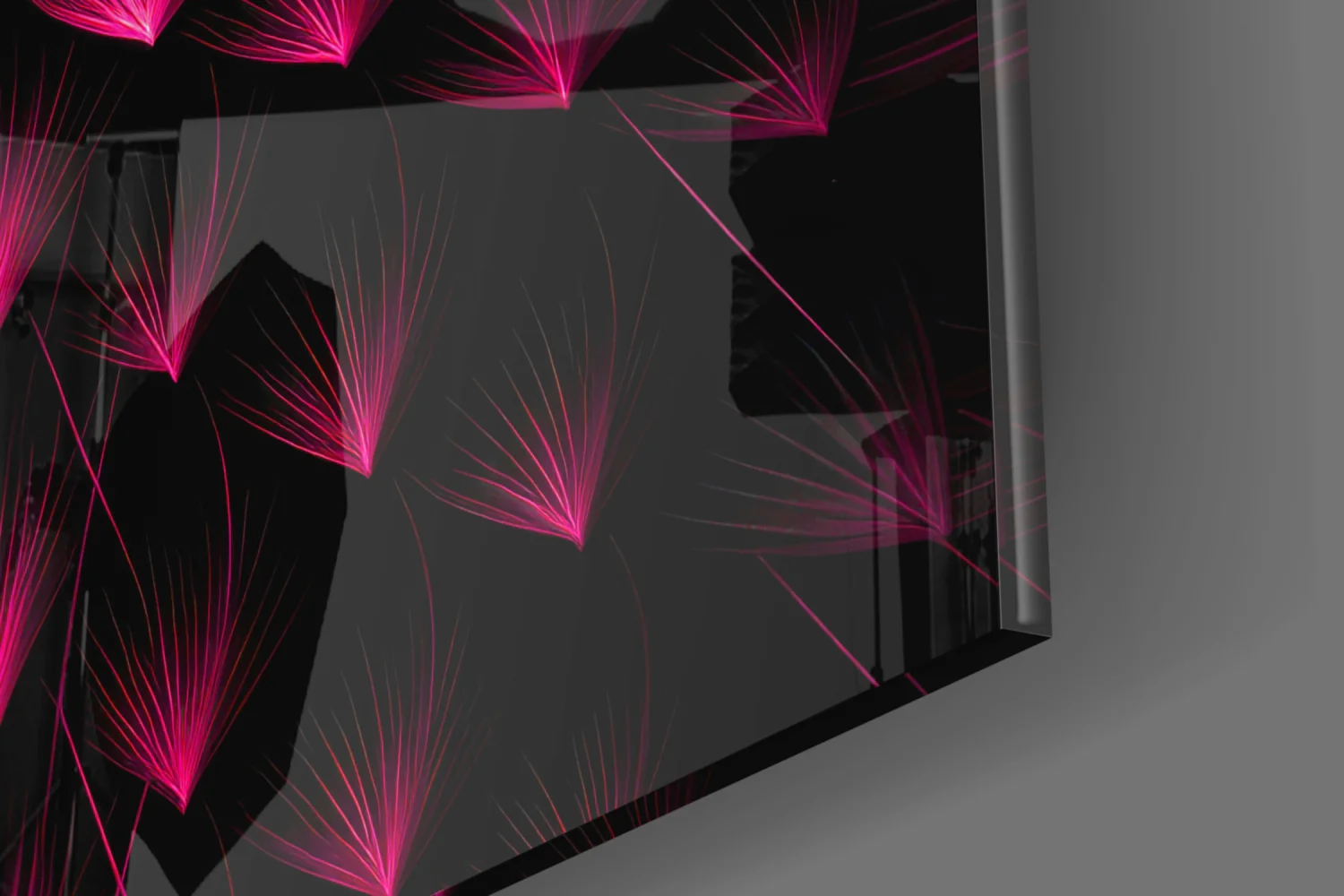 Flower of Luck Glass Wall Art|| Designer's Collection - Image 8