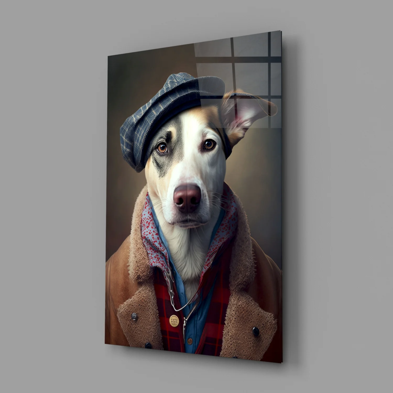 Dog Vogue Glass Wall Art|| Designer's Collection - Image 3