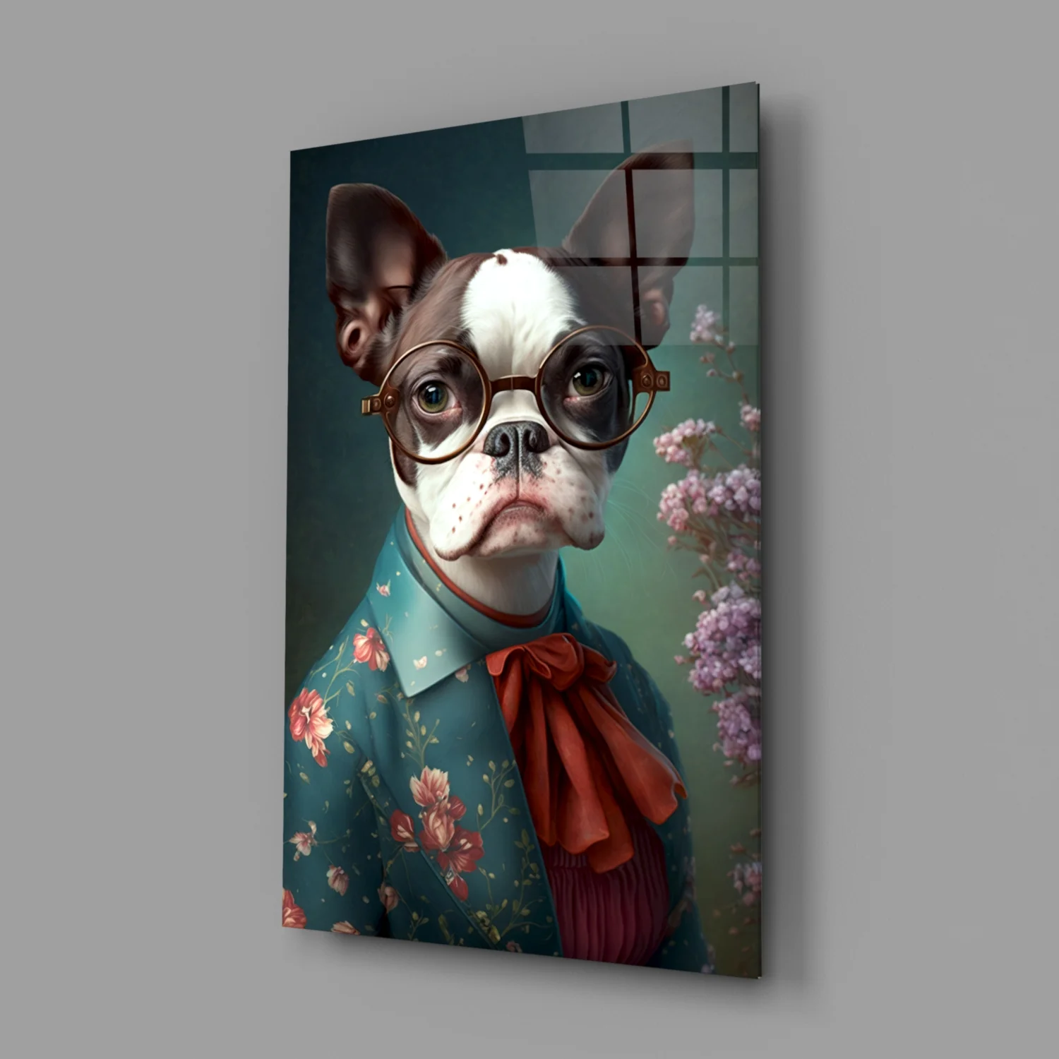 Dog Vogue Glass Wall Art|| Designer's Collection - Image 3