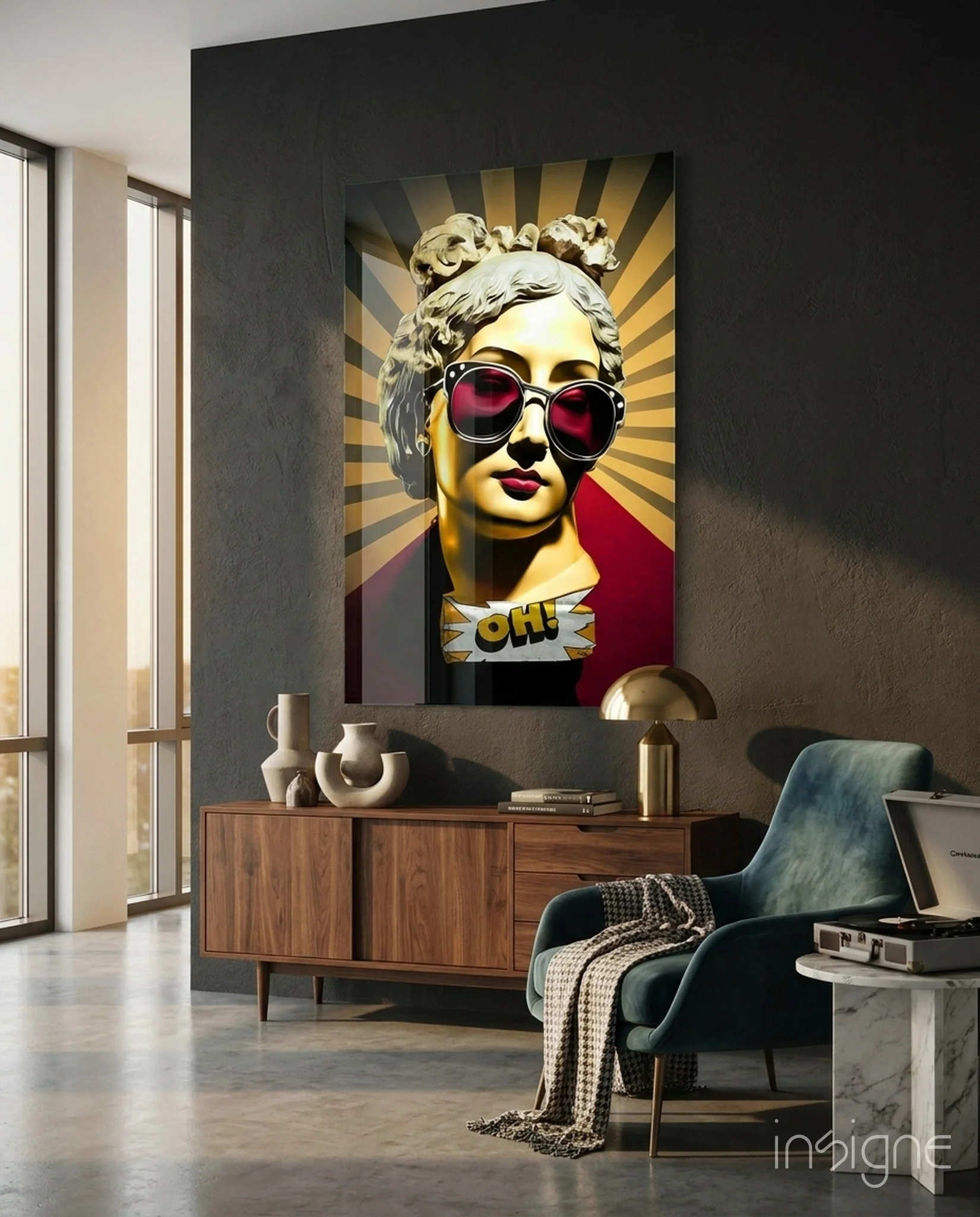 Oh! Glass Wall Art || Designer Collection