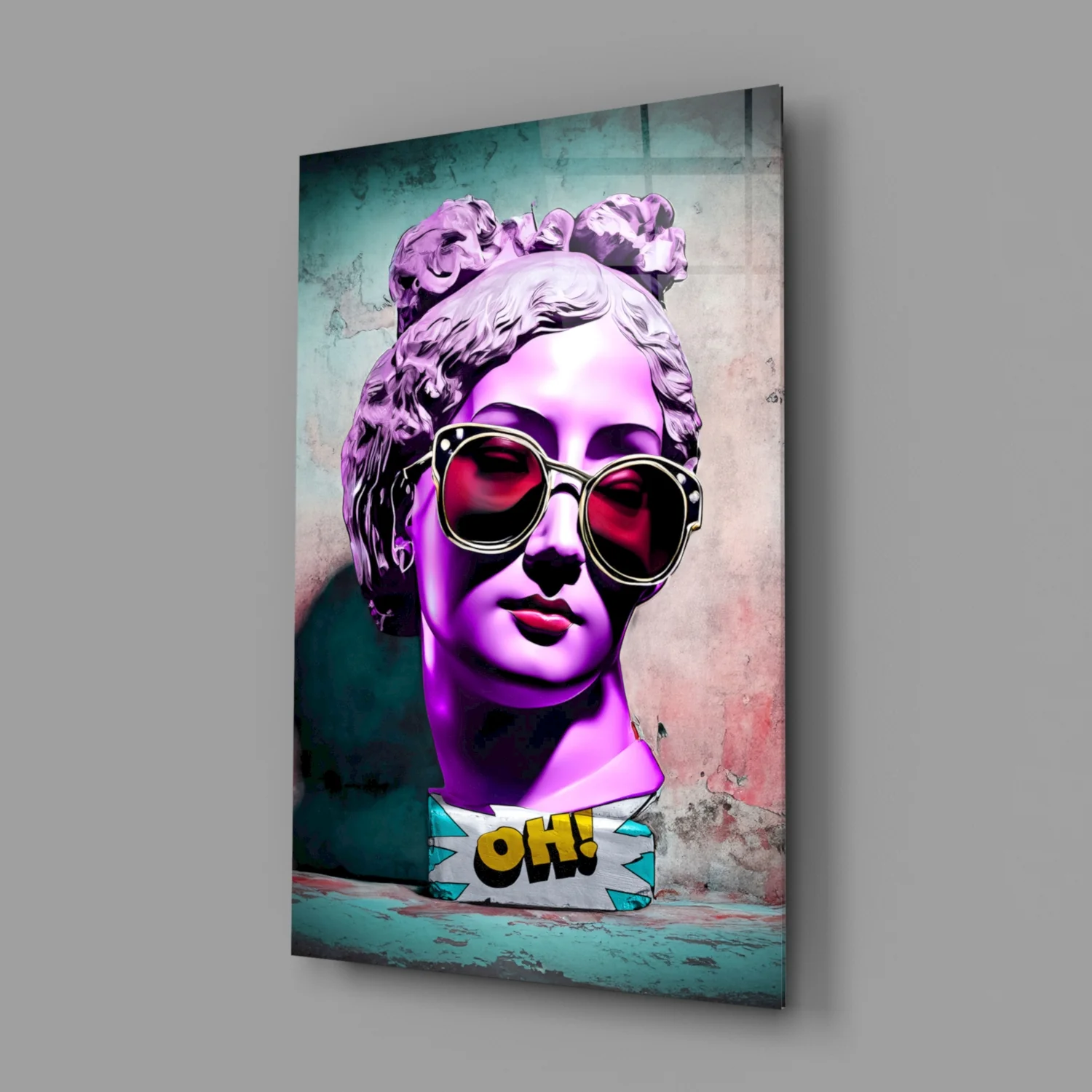 Oh! Glass Wall Art || Designer Collection - Image 3