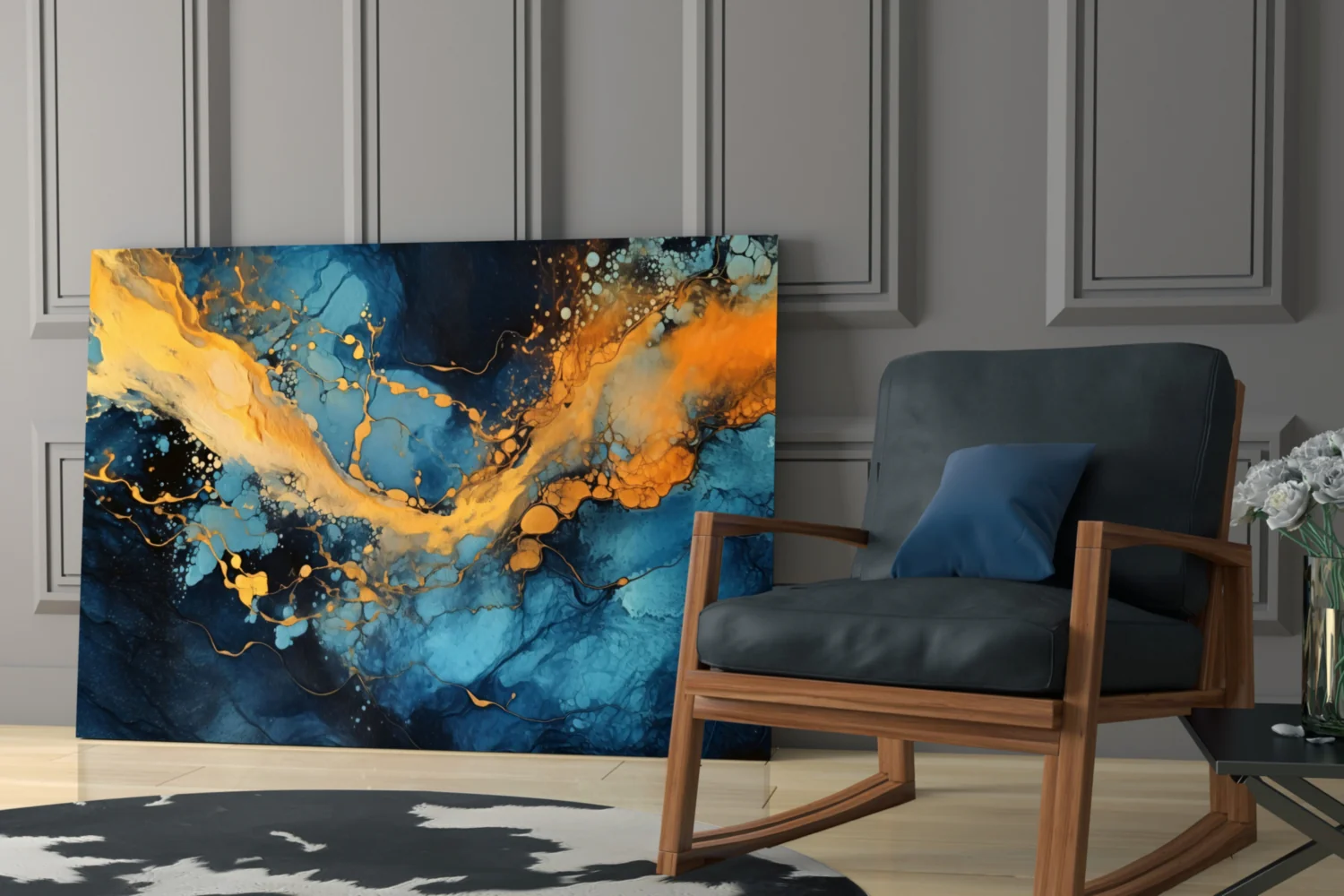 Marble Glass Wall Art || Designer Collection - Image 7